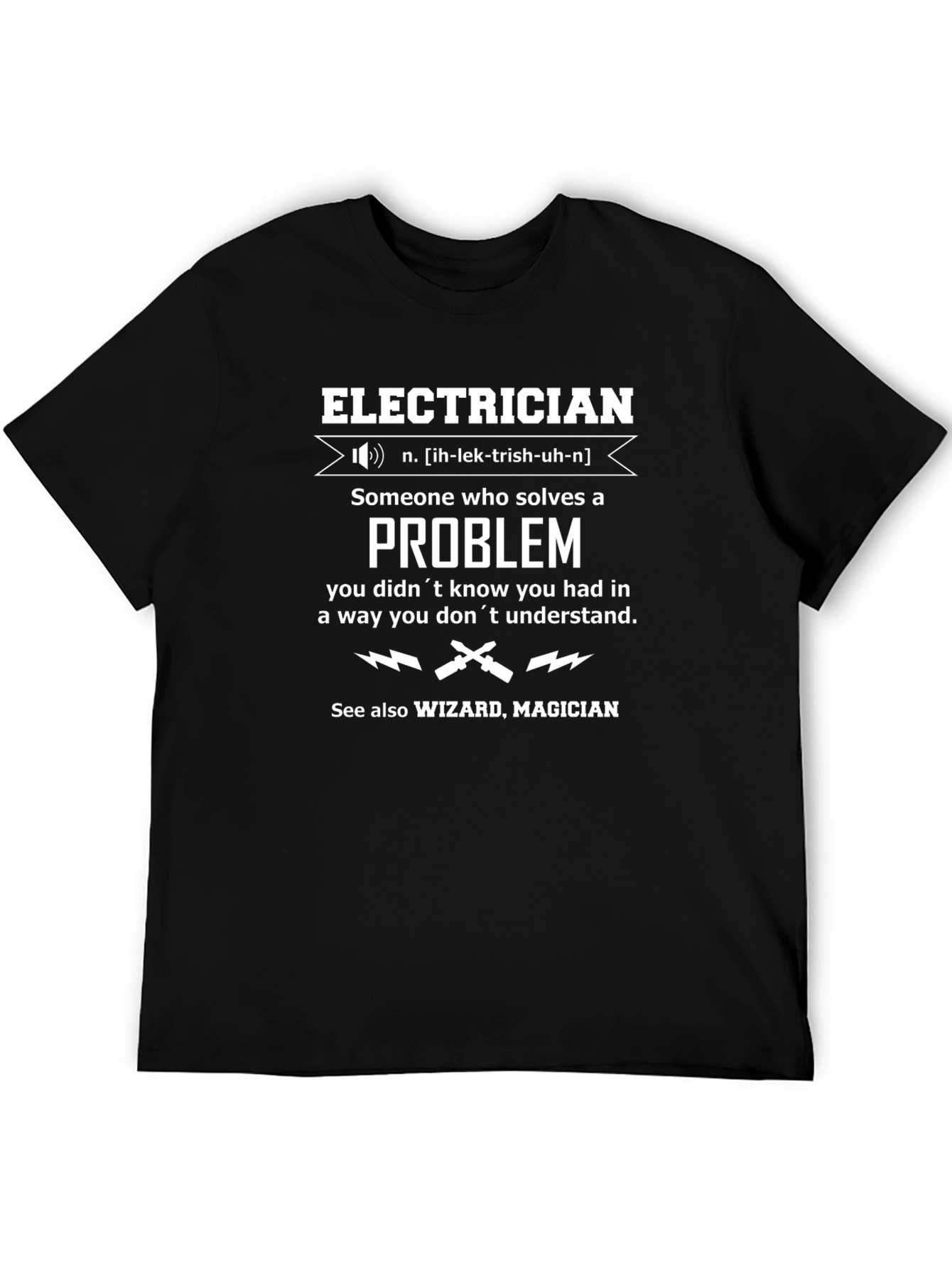 Electrician Definition T-Shirt - Funny Gift