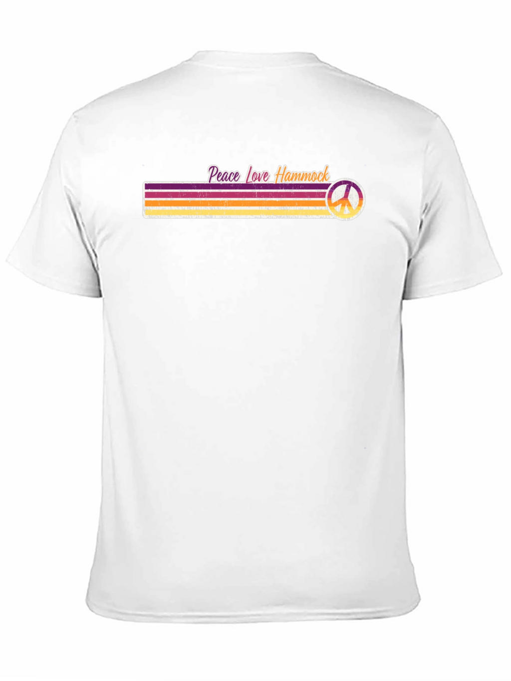 Peace Love Hammock T-Shirt - Retro Style