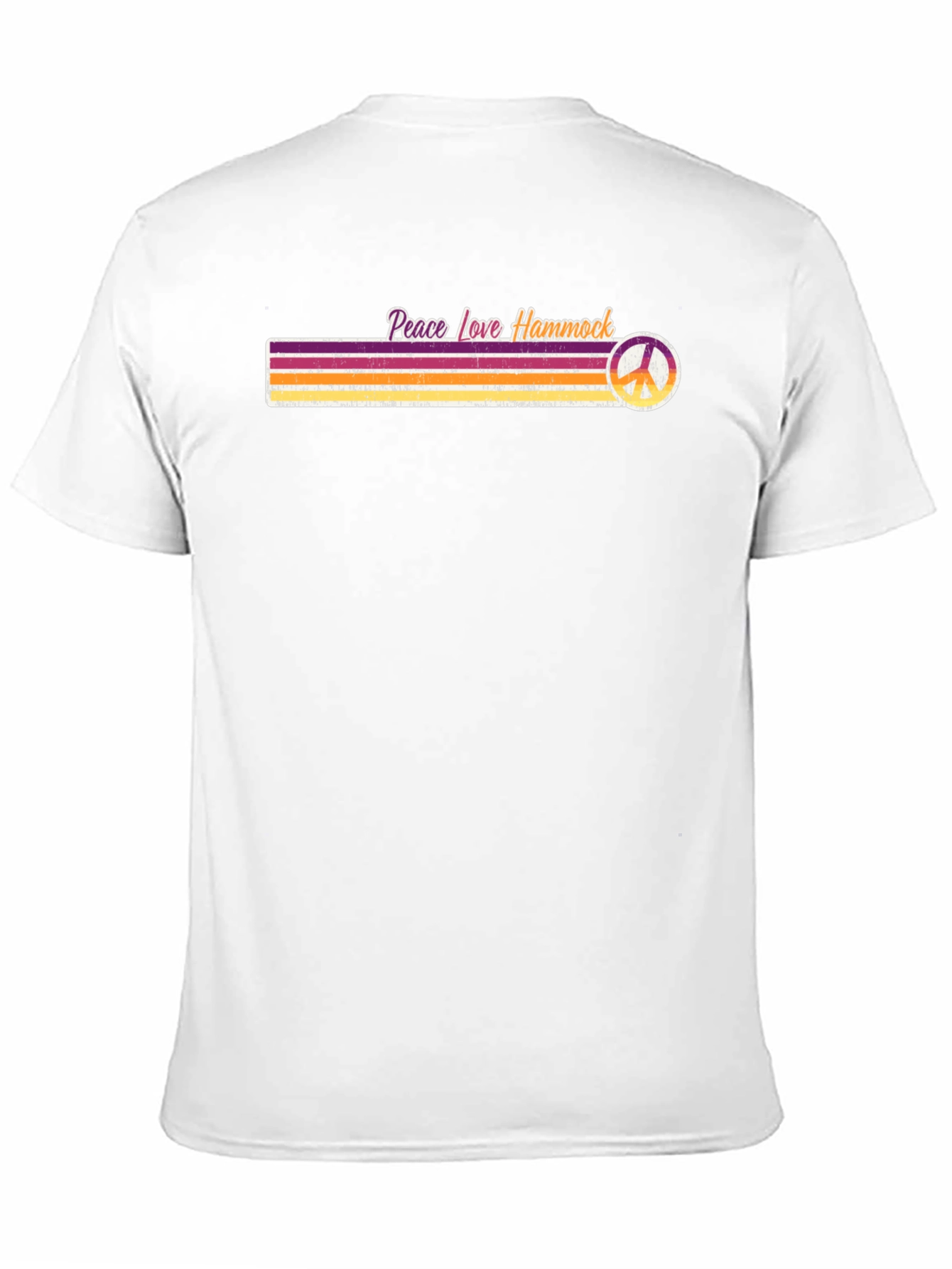 Peace Love Hammock T-Shirt - Retro Style