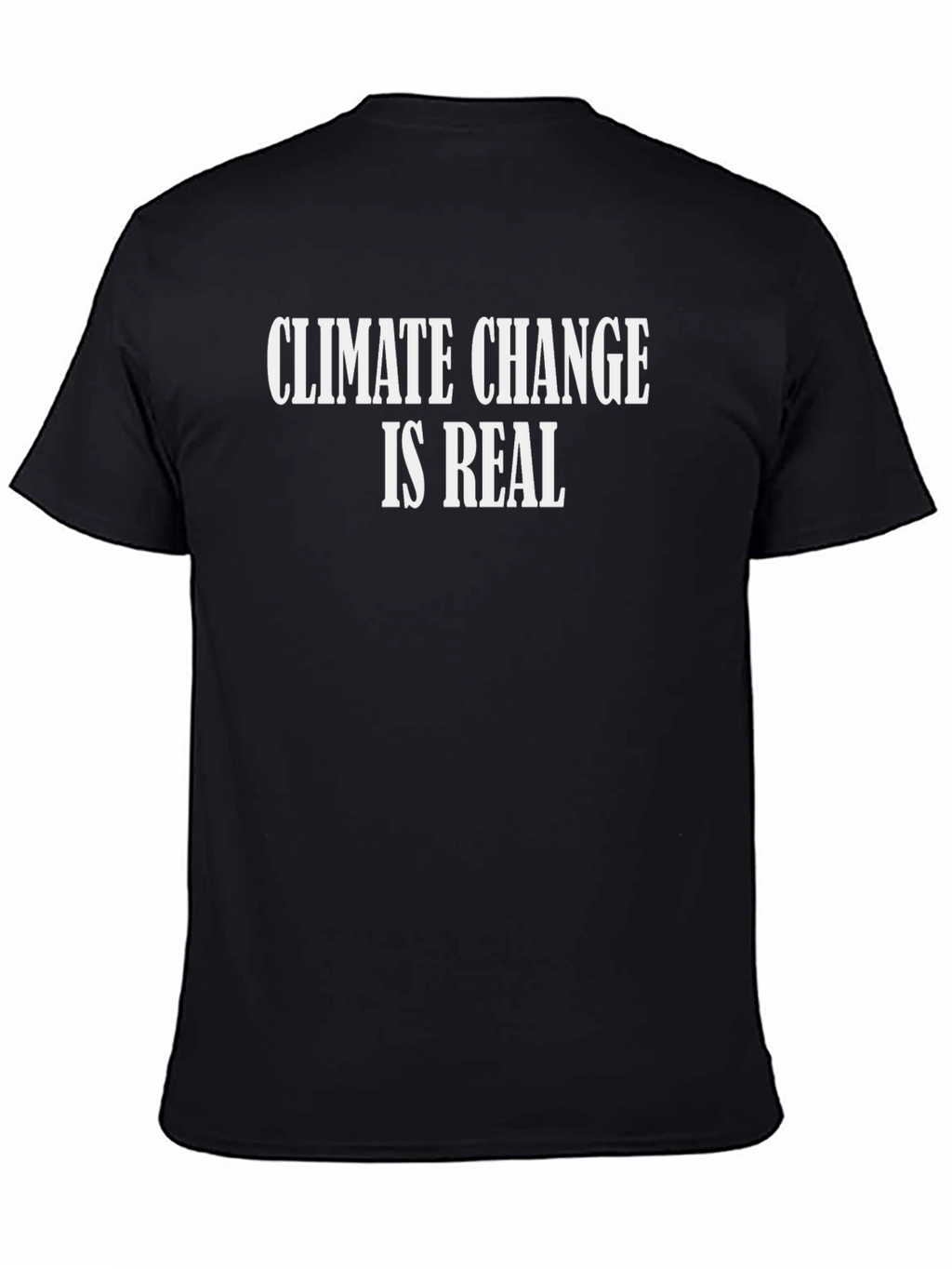 Climate Change Is Real T-Shirt - Black