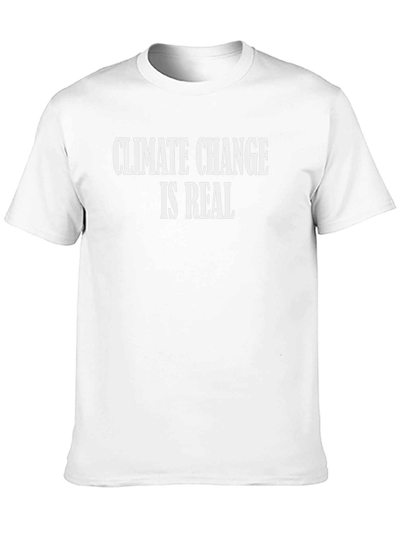 Climate Change Is Real T-Shirt - Black