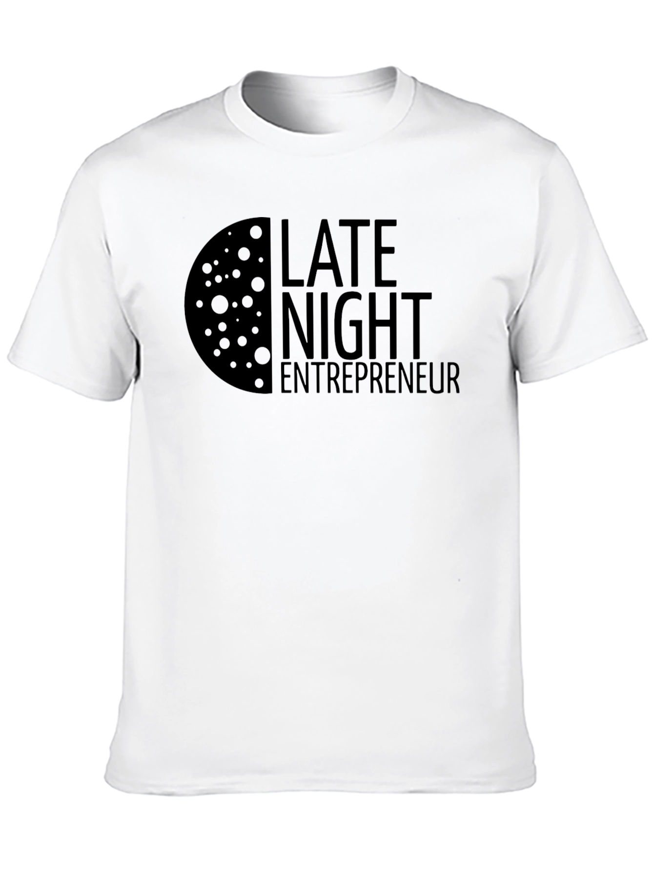 Late Night Entrepreneur Black T-Shirt