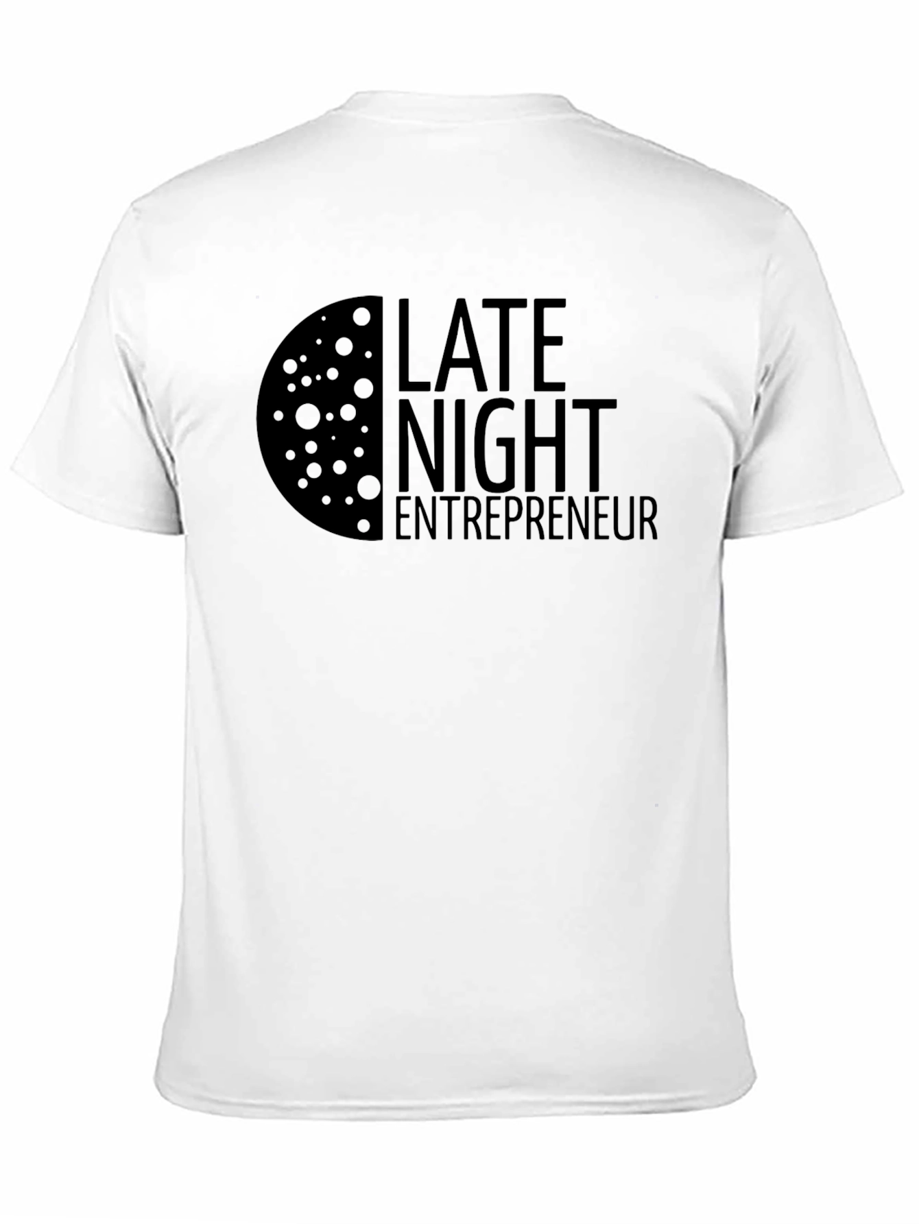 Late Night Entrepreneur Black T-Shirt