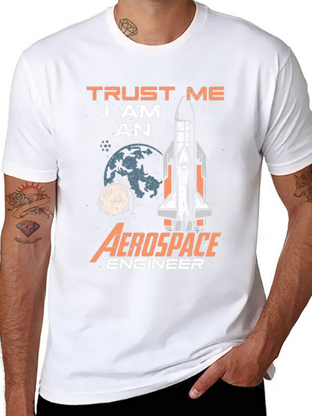 Aerospace Engineer T-Shirt - Space Shuttle Design