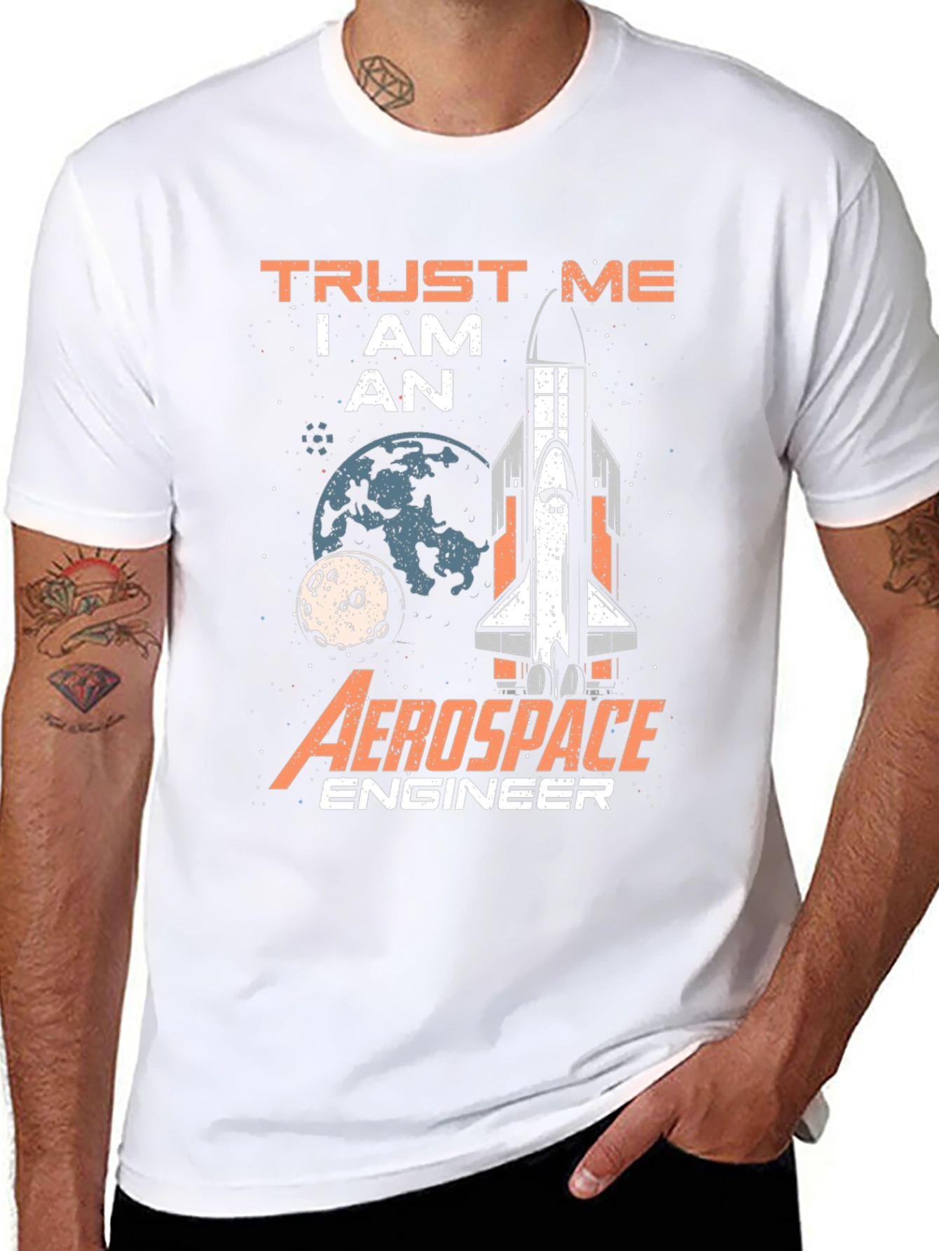 Aerospace Engineer T-Shirt - Space Shuttle Design