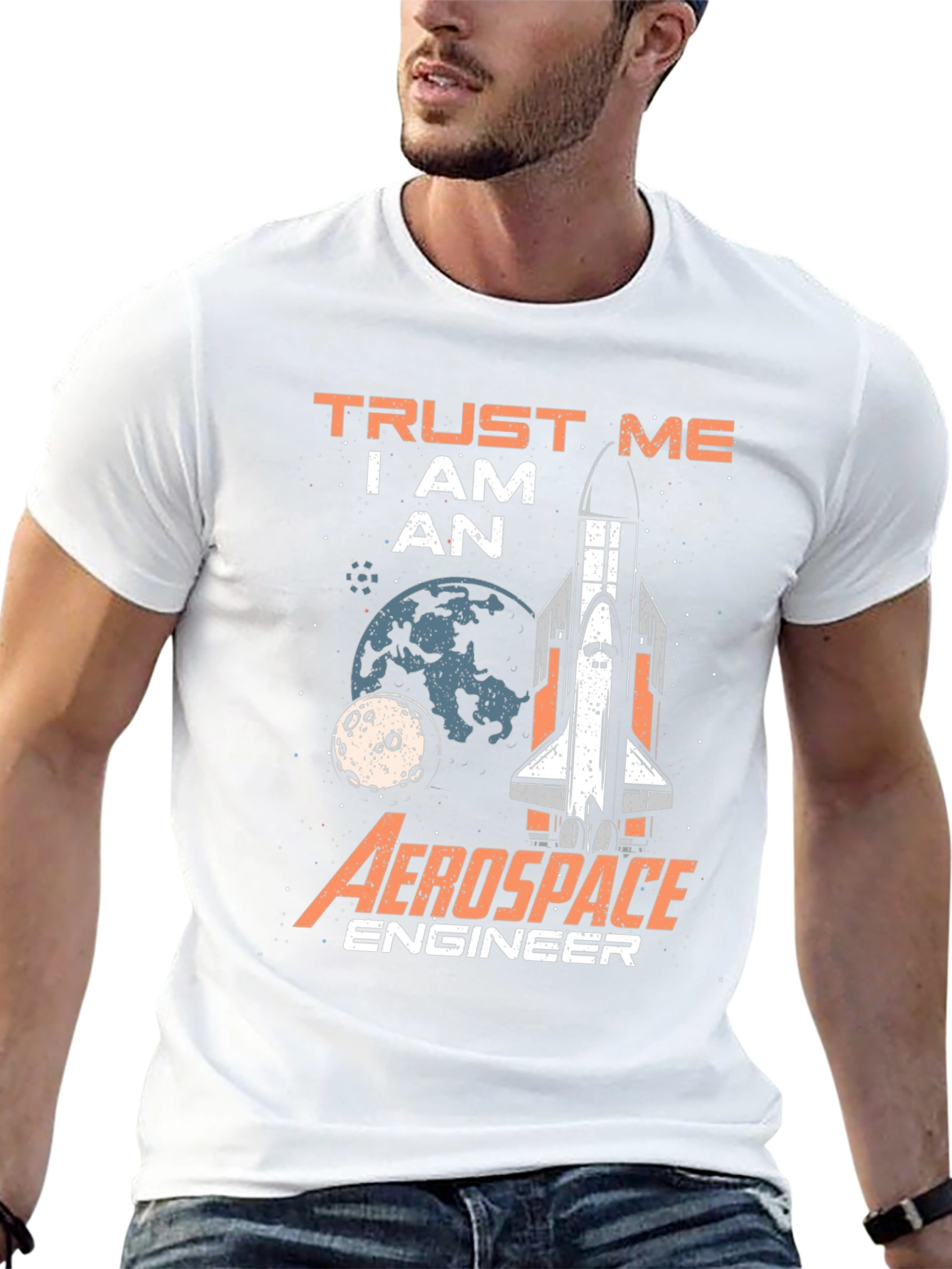 Aerospace Engineer T-Shirt - Space Shuttle Design
