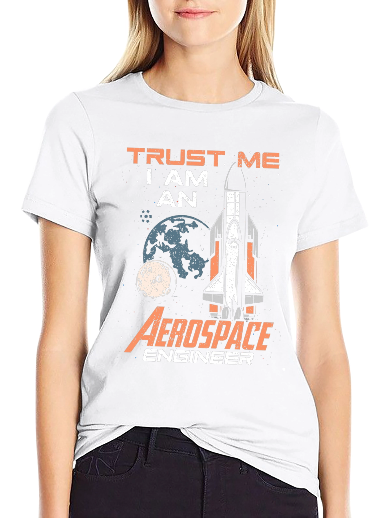 Aerospace Engineer T-Shirt - Space Shuttle Design