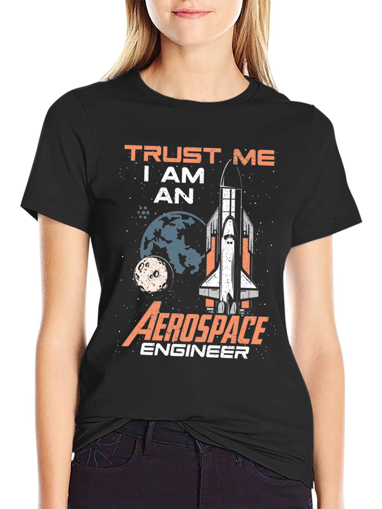 Aerospace Engineer T-Shirt - Space Shuttle Design