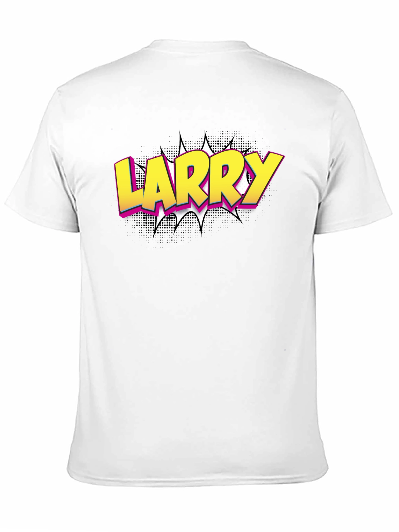 Larry Pop Art Black T-Shirt