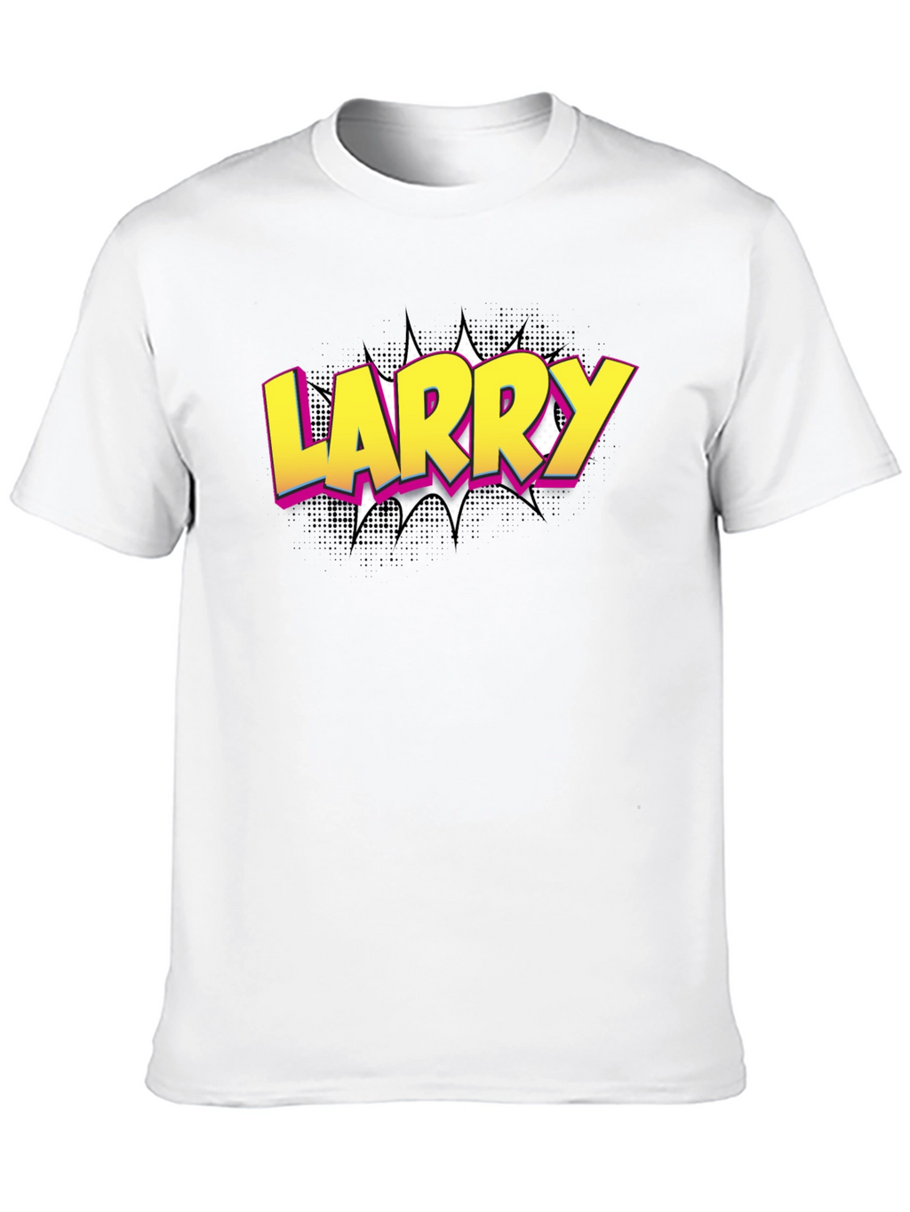 Larry Pop Art Black T-Shirt