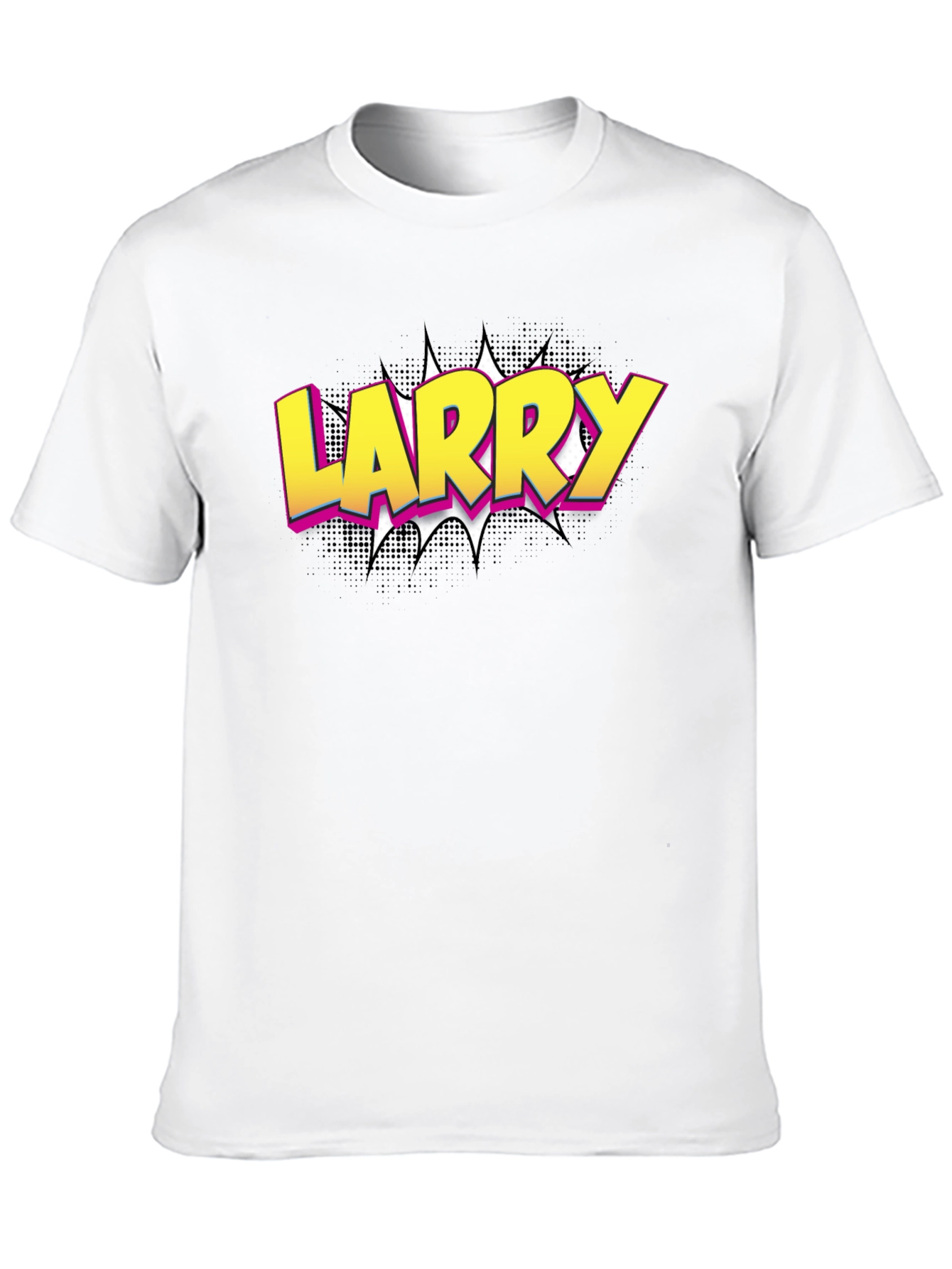 Larry Pop Art Black T-Shirt