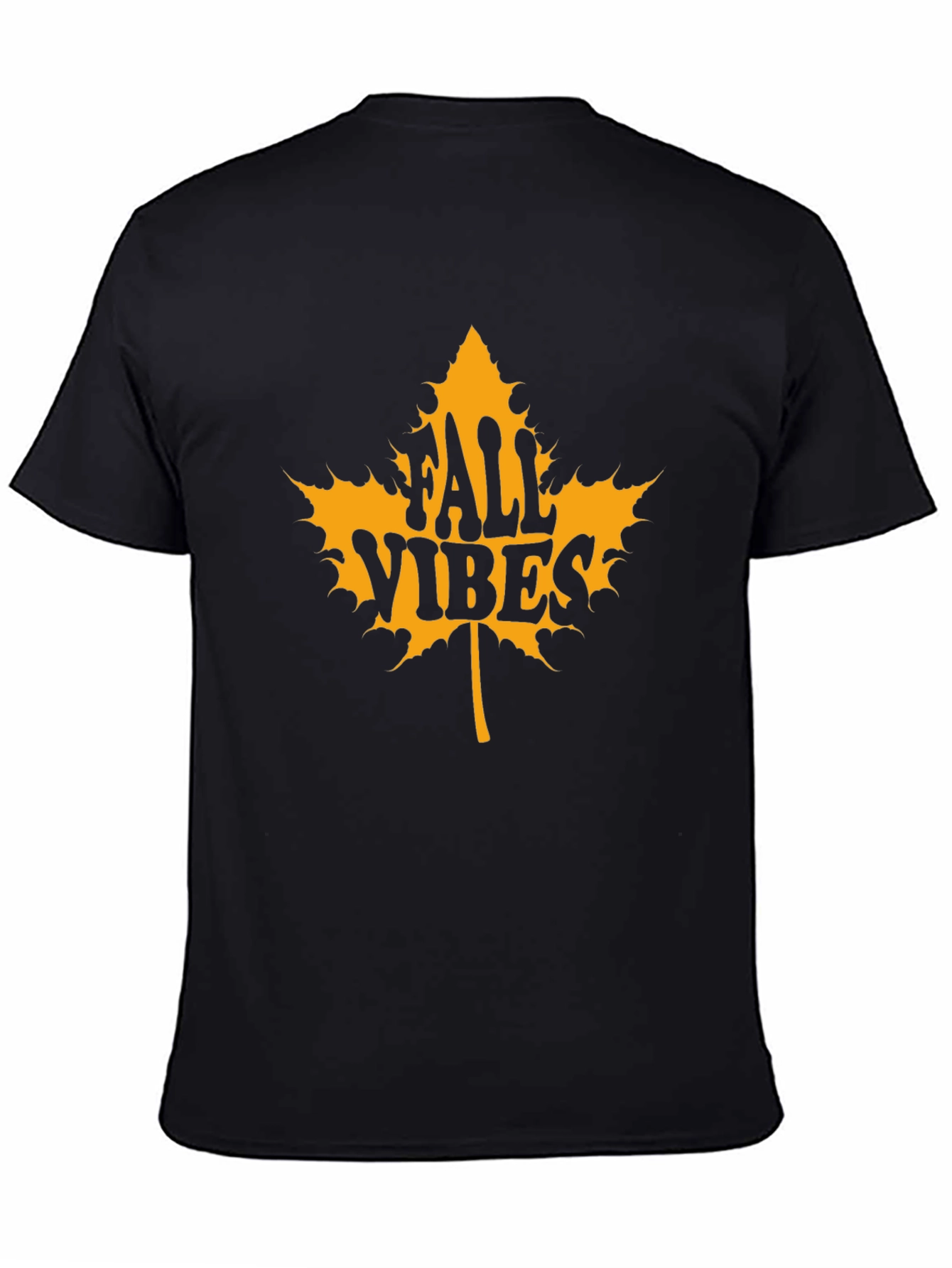 Fall Vibes Graphic Tee - Maple Leaf Design