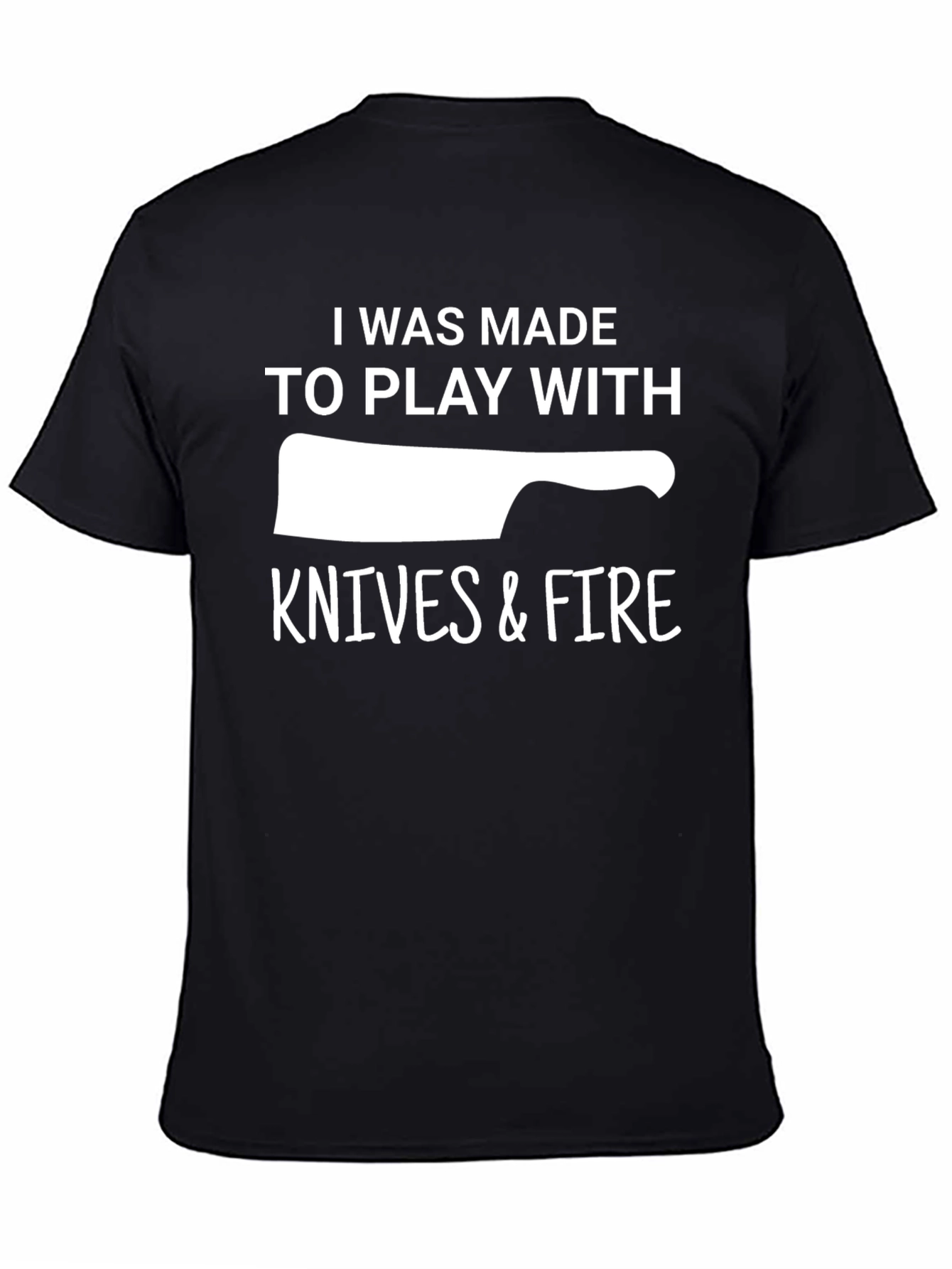 Knives & Fire T-Shirt - Funny Chef Tee