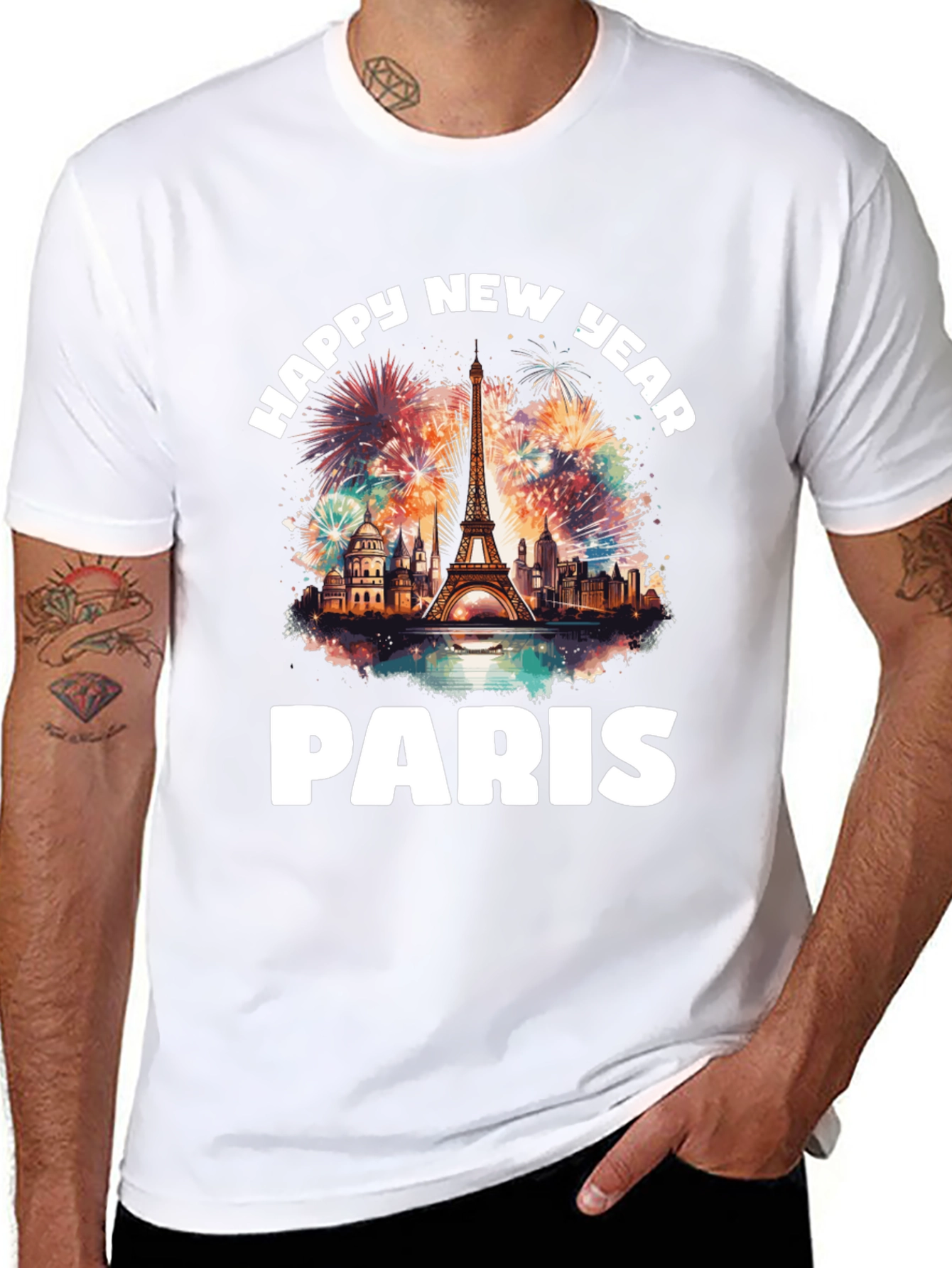 Happy New Year Paris T-Shirt