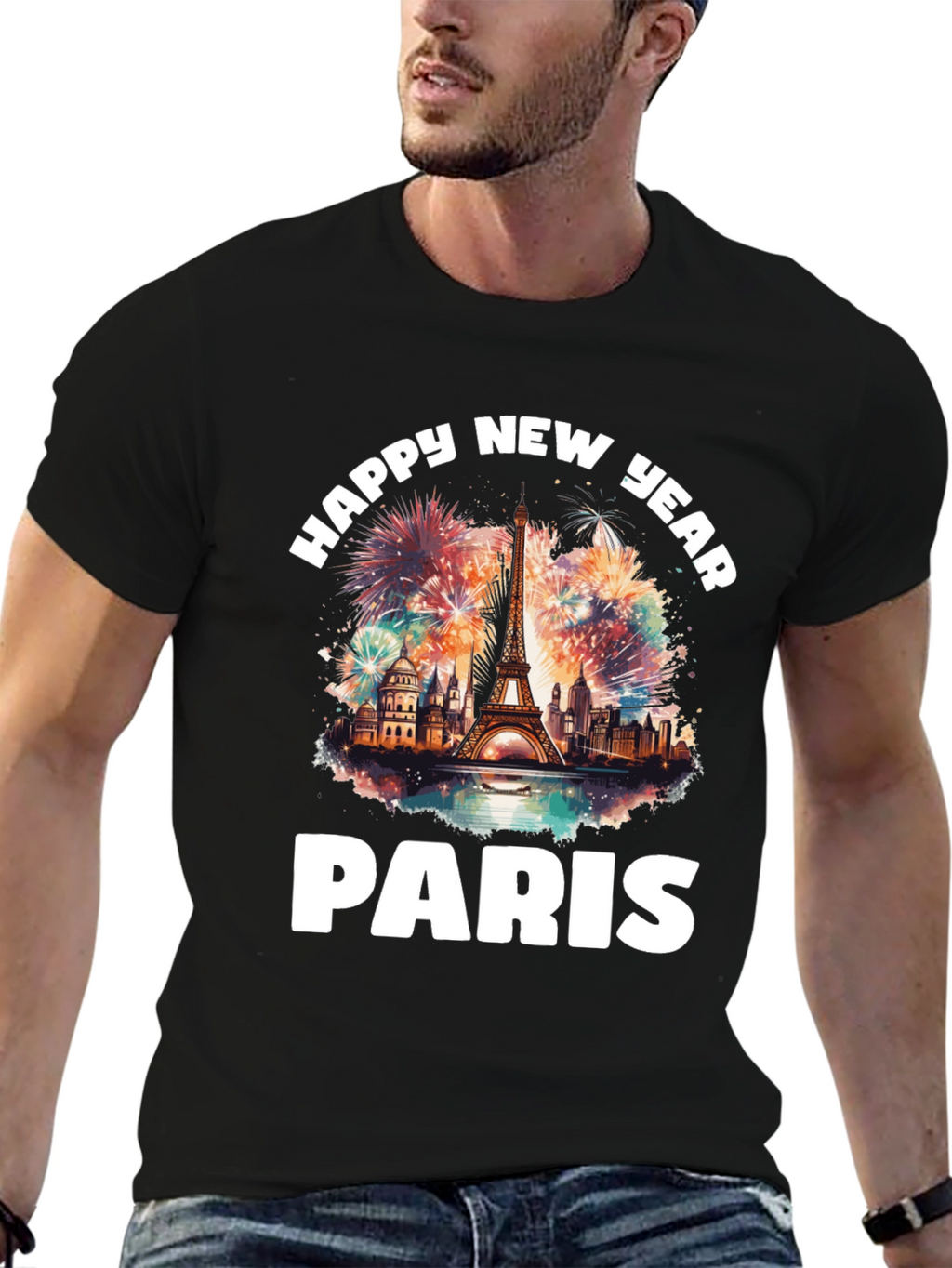 Happy New Year Paris T-Shirt