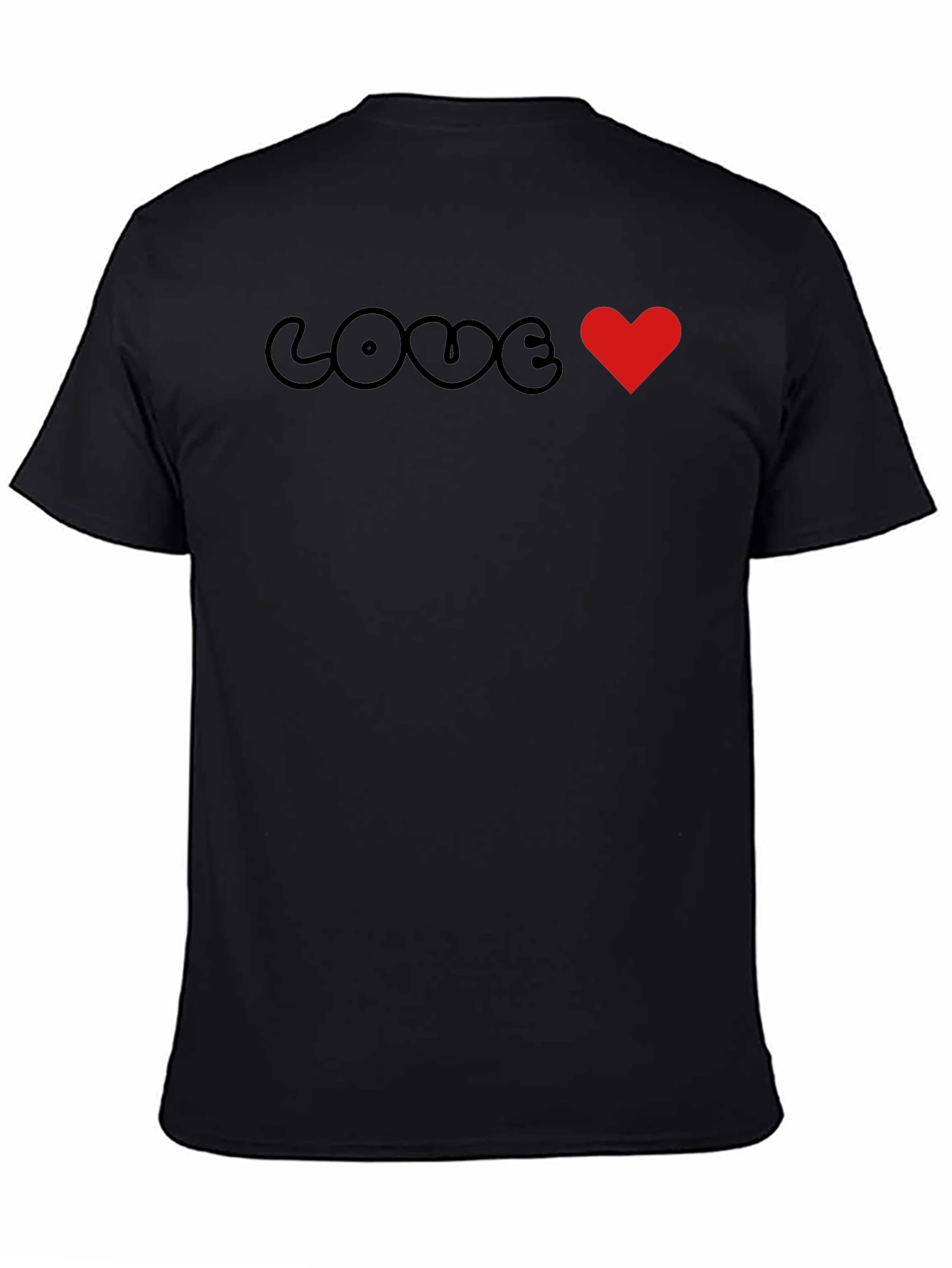 Love Heart Graphic Tee - Trendy Unisex T-Shirt