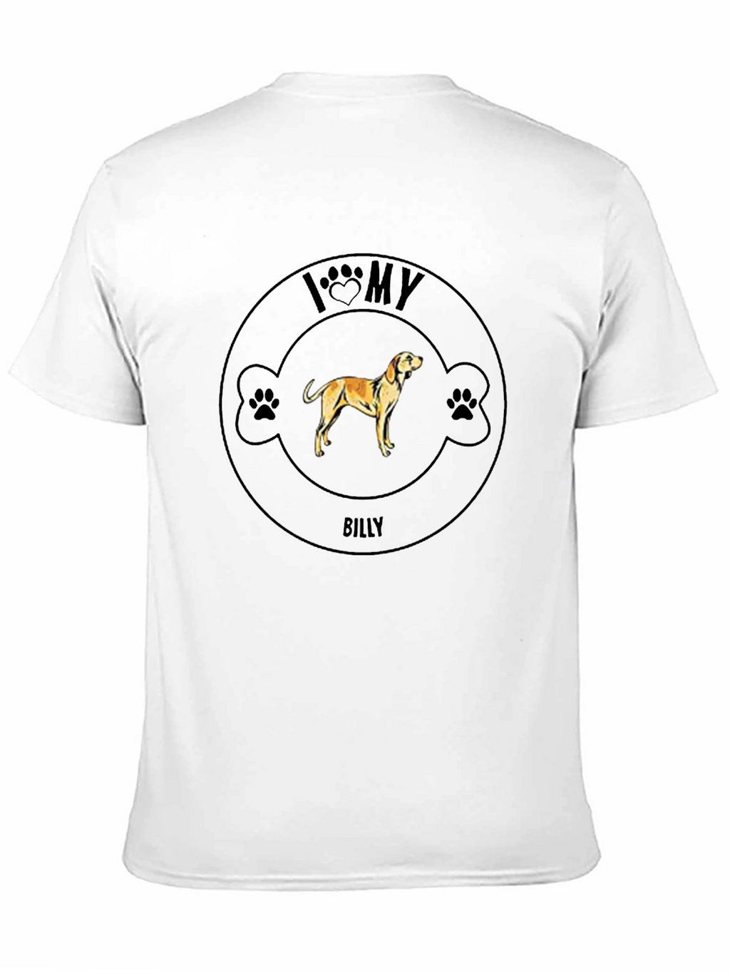 I Love My Billy Dog T-Shirt