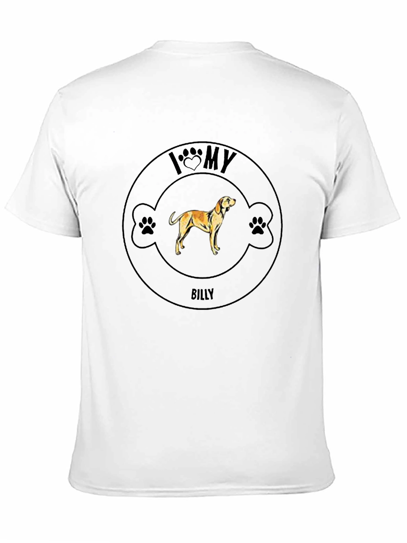 I Love My Billy Dog T-Shirt