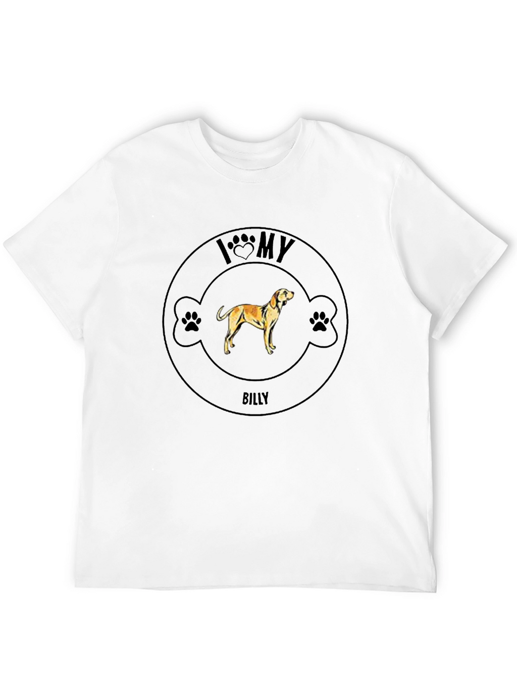 I Love My Billy Dog T-Shirt