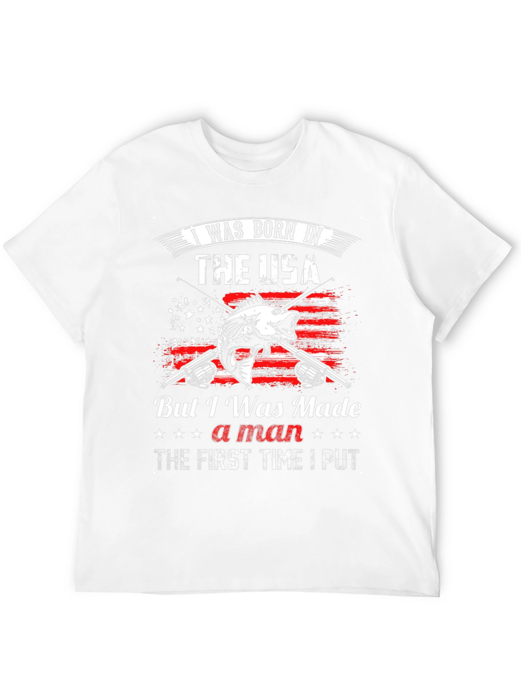 Born in the USA Fishing T-Shirt