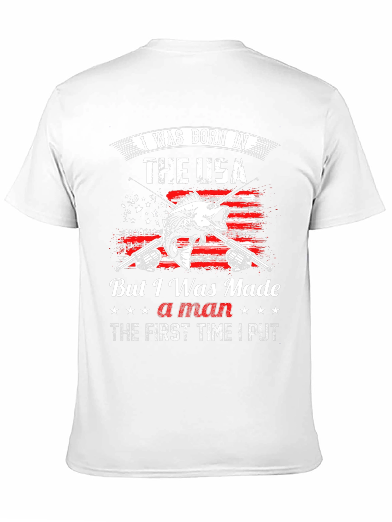 Born in the USA Fishing T-Shirt