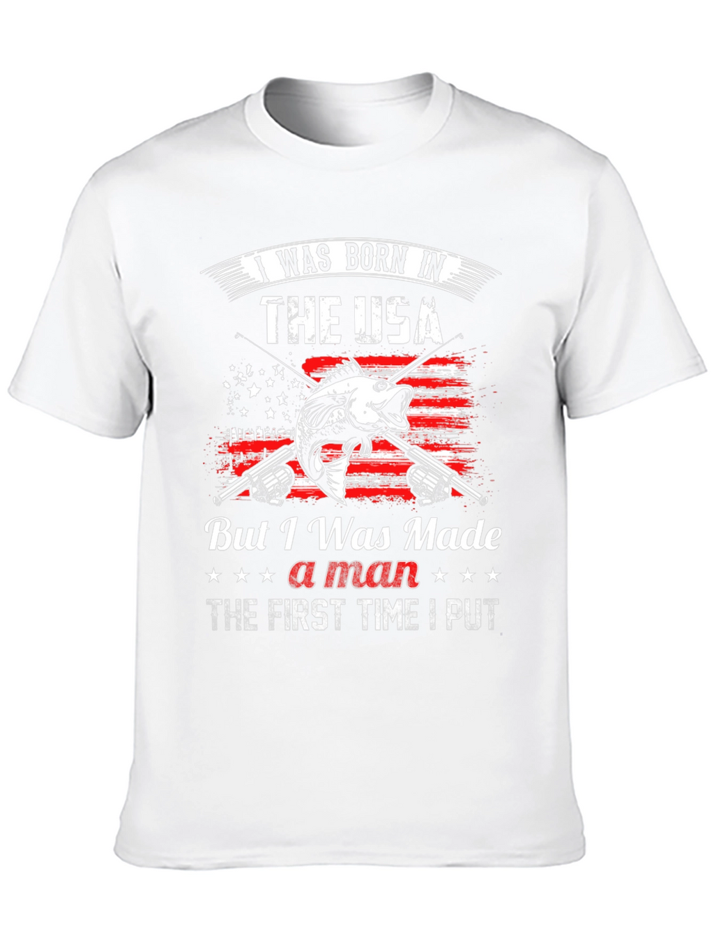 Born in the USA Fishing T-Shirt