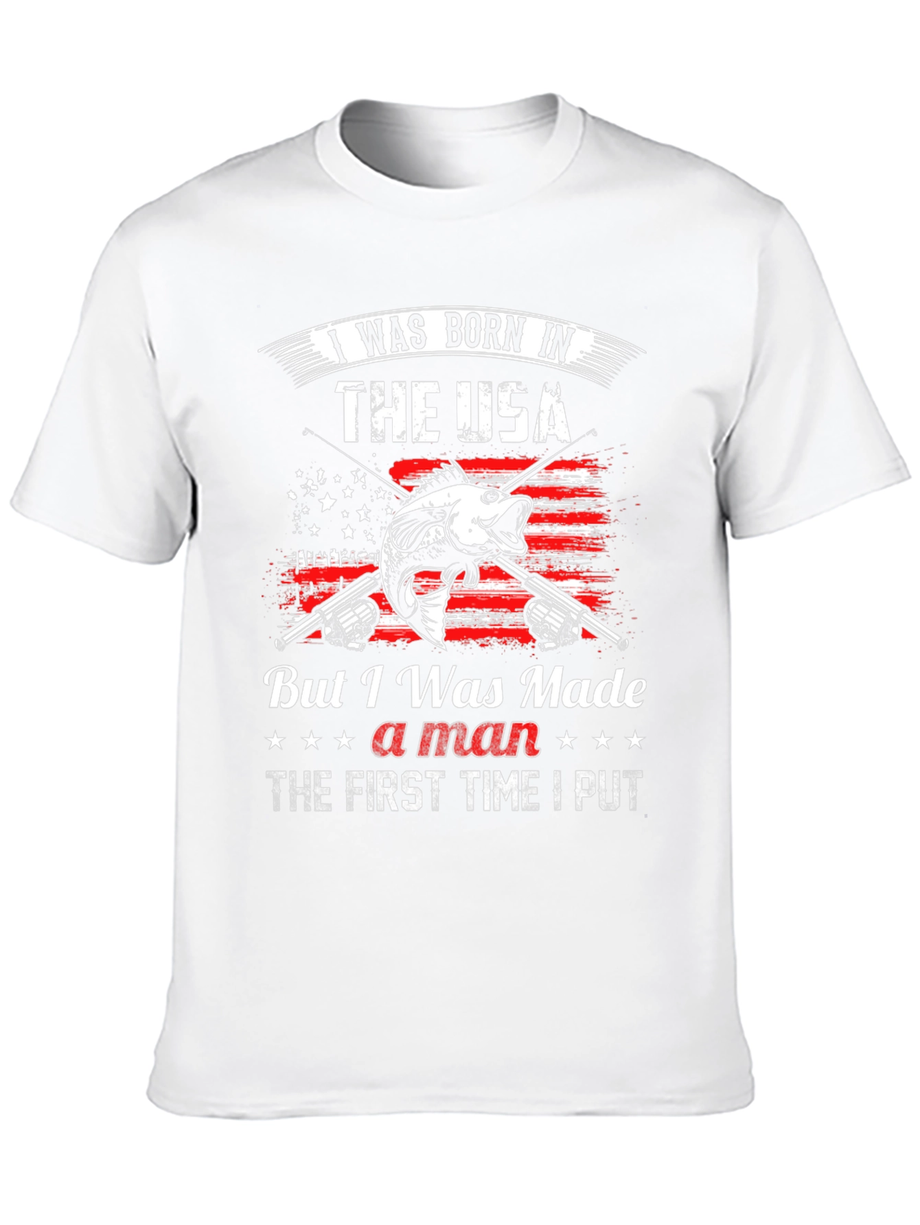Born in the USA Fishing T-Shirt