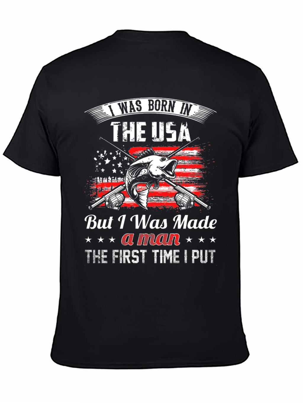 Born in the USA Fishing T-Shirt
