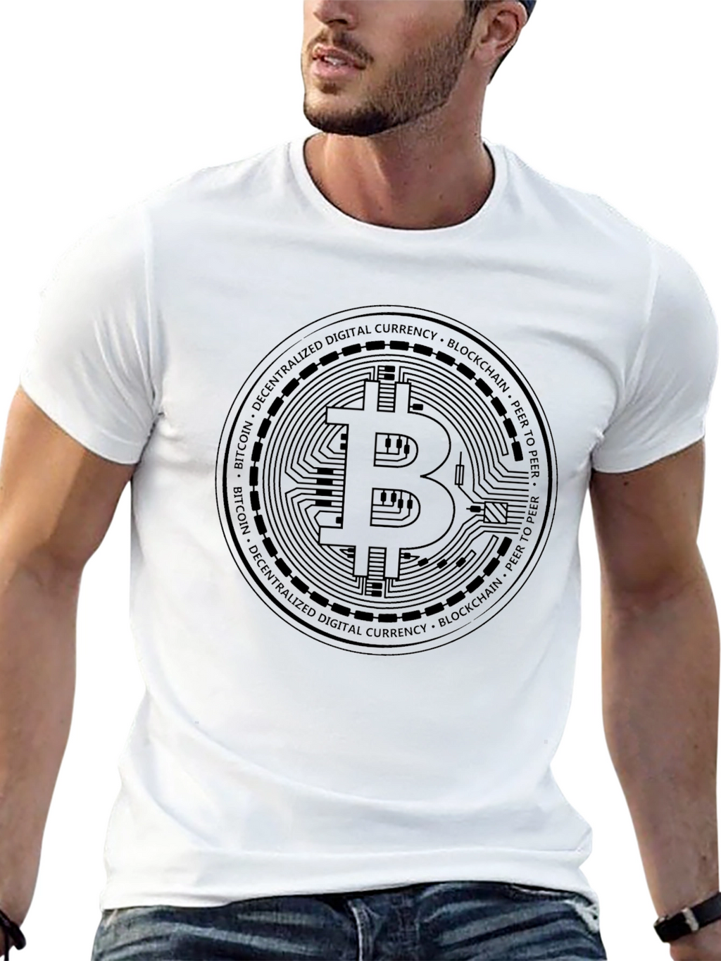Bitcoin Blockchain T-Shirt - Crypto Currency Tee