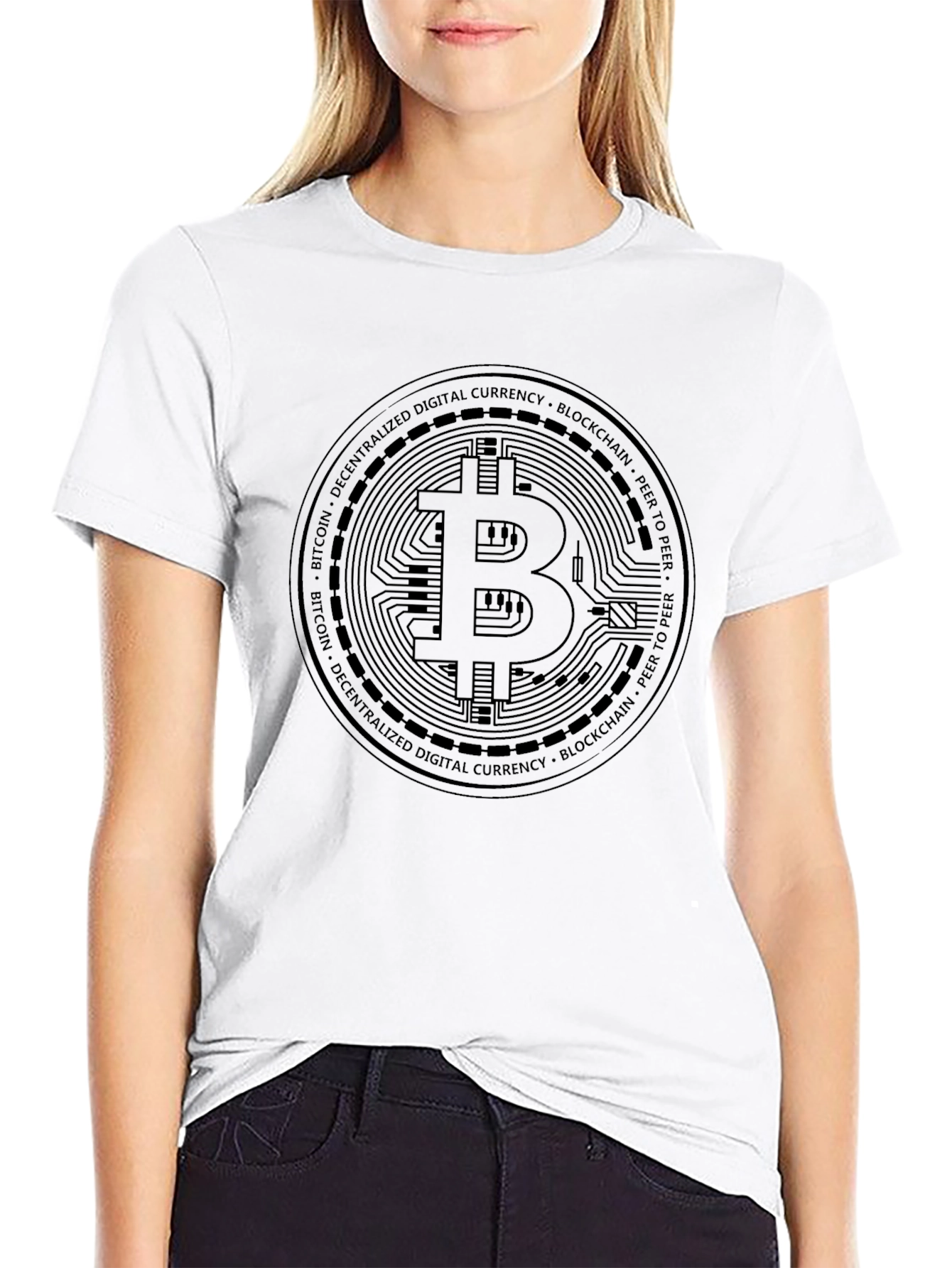 Bitcoin Blockchain T-Shirt - Crypto Currency Tee