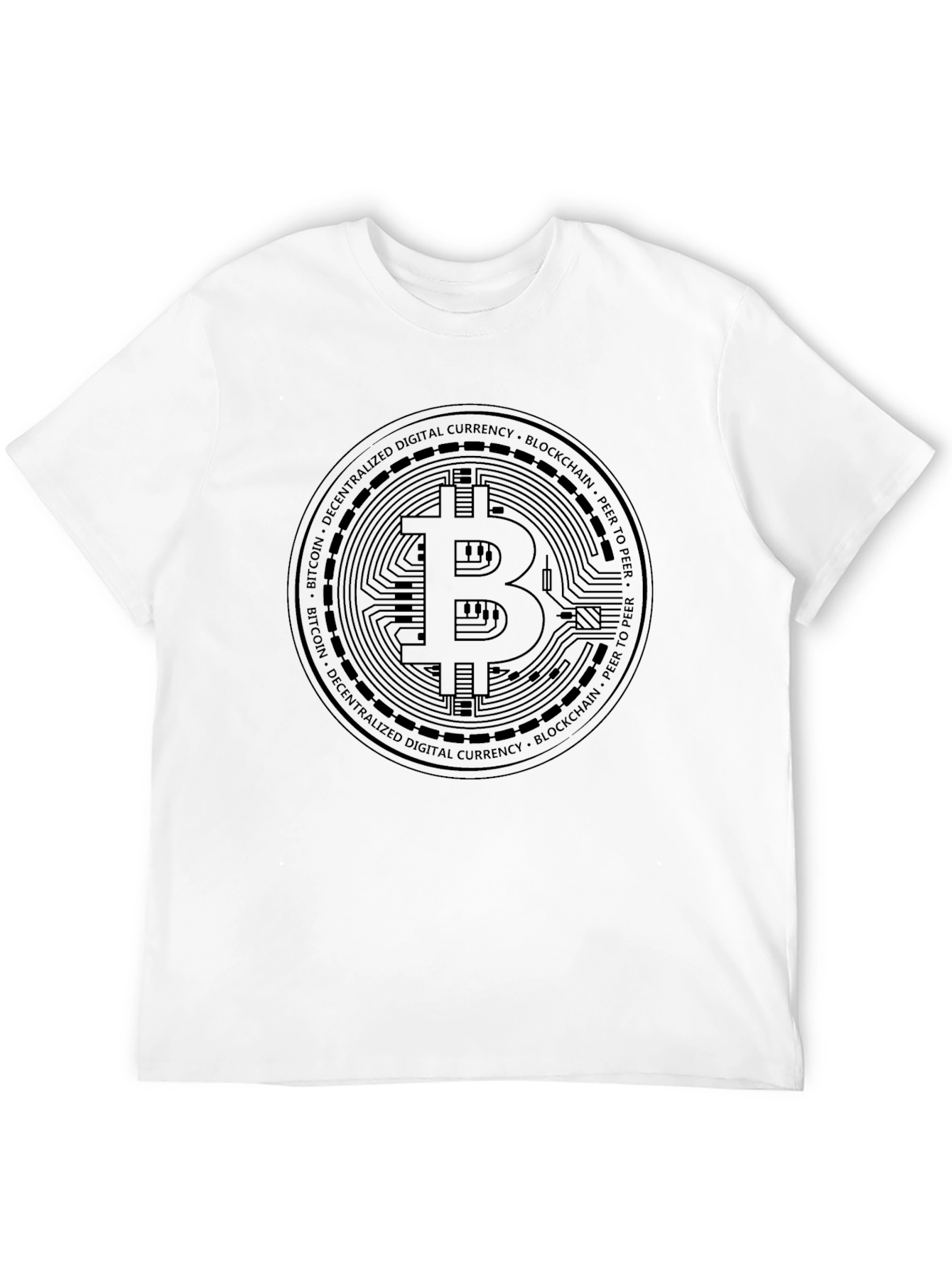 Bitcoin Blockchain T-Shirt - Crypto Currency Tee