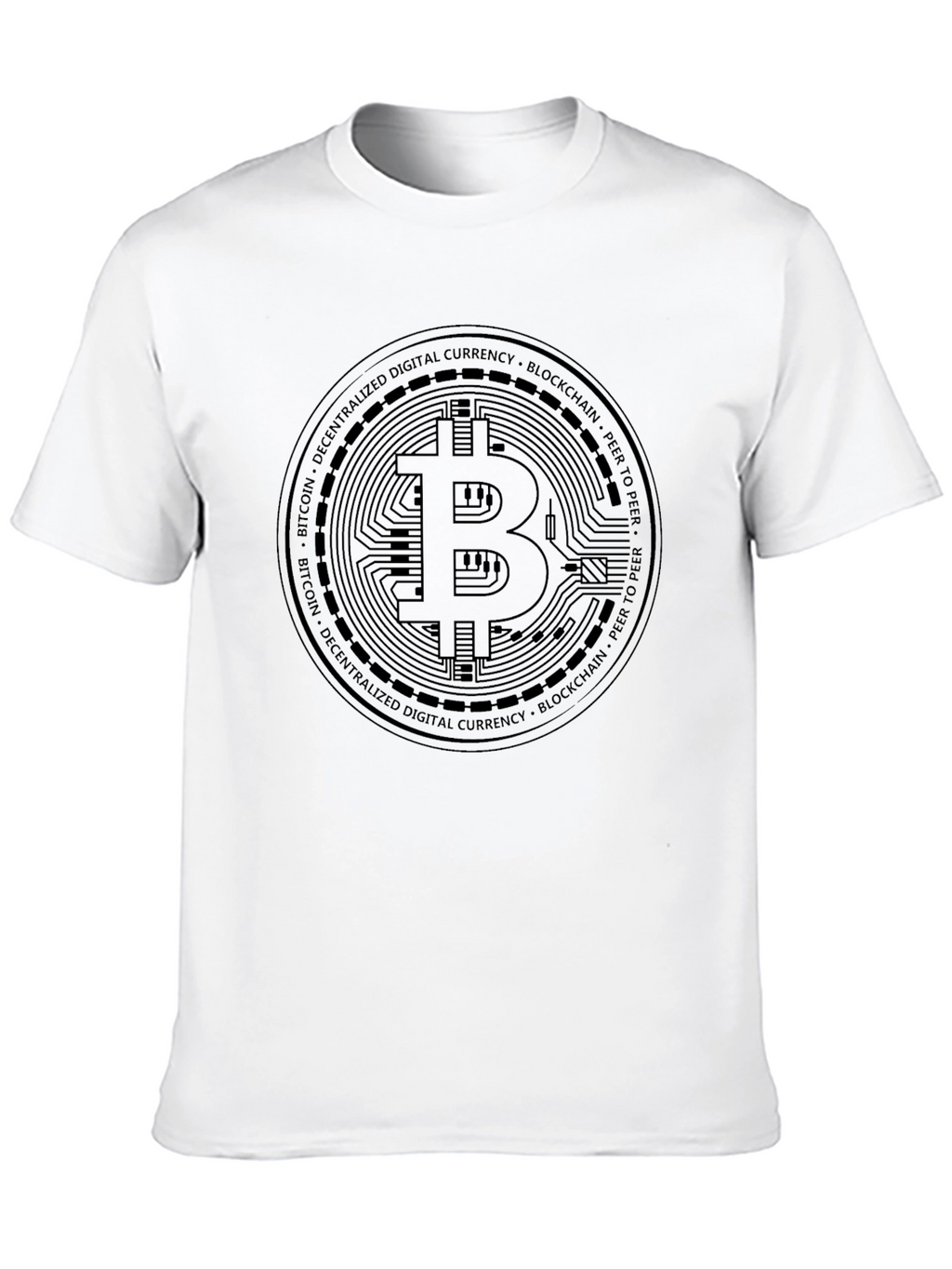 Bitcoin Blockchain T-Shirt - Crypto Currency Tee