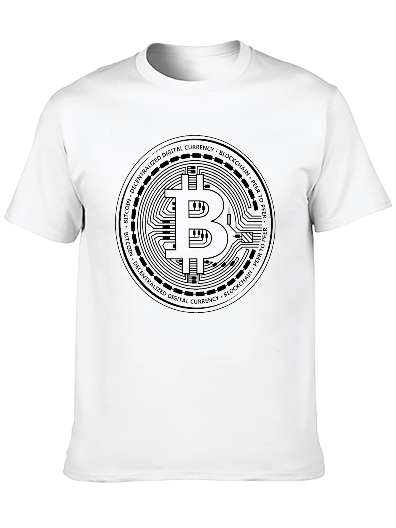 Bitcoin Blockchain T-Shirt - Crypto Currency Tee
