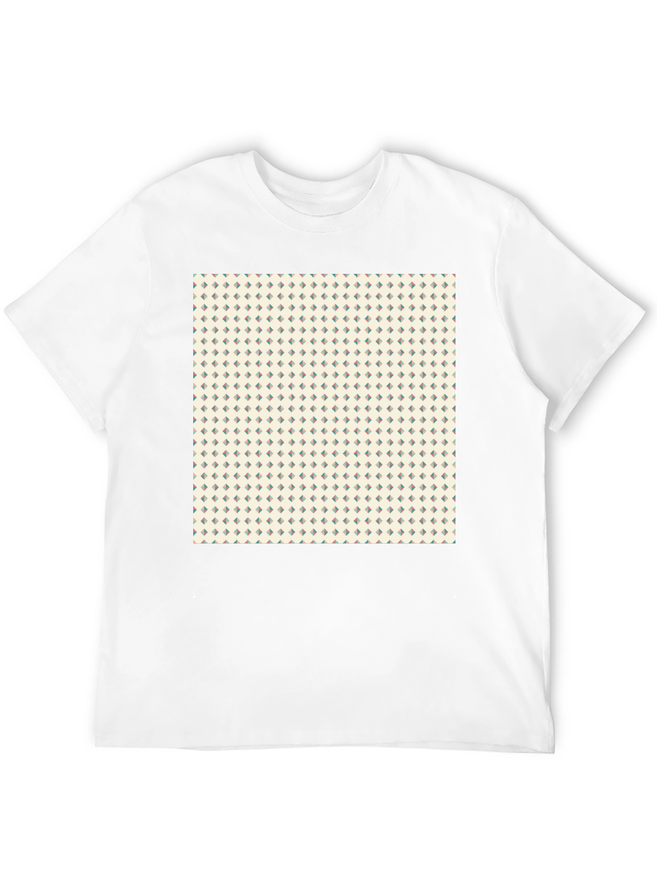 Modern Pattern Black T-Shirt