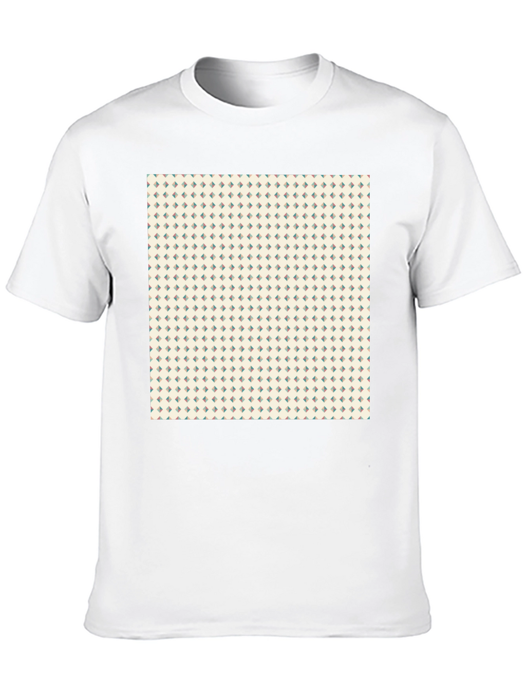 Modern Pattern Black T-Shirt