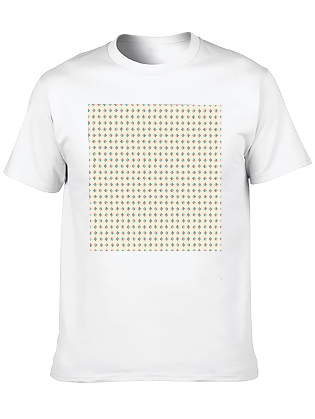 Modern Pattern Black T-Shirt