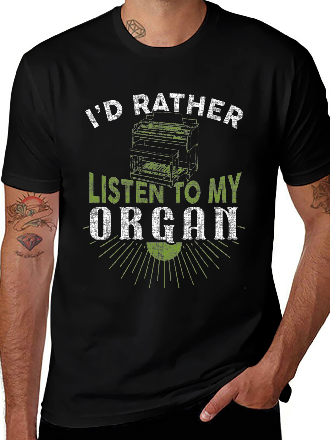 Id Rather Listen to My Organ T-Shirt