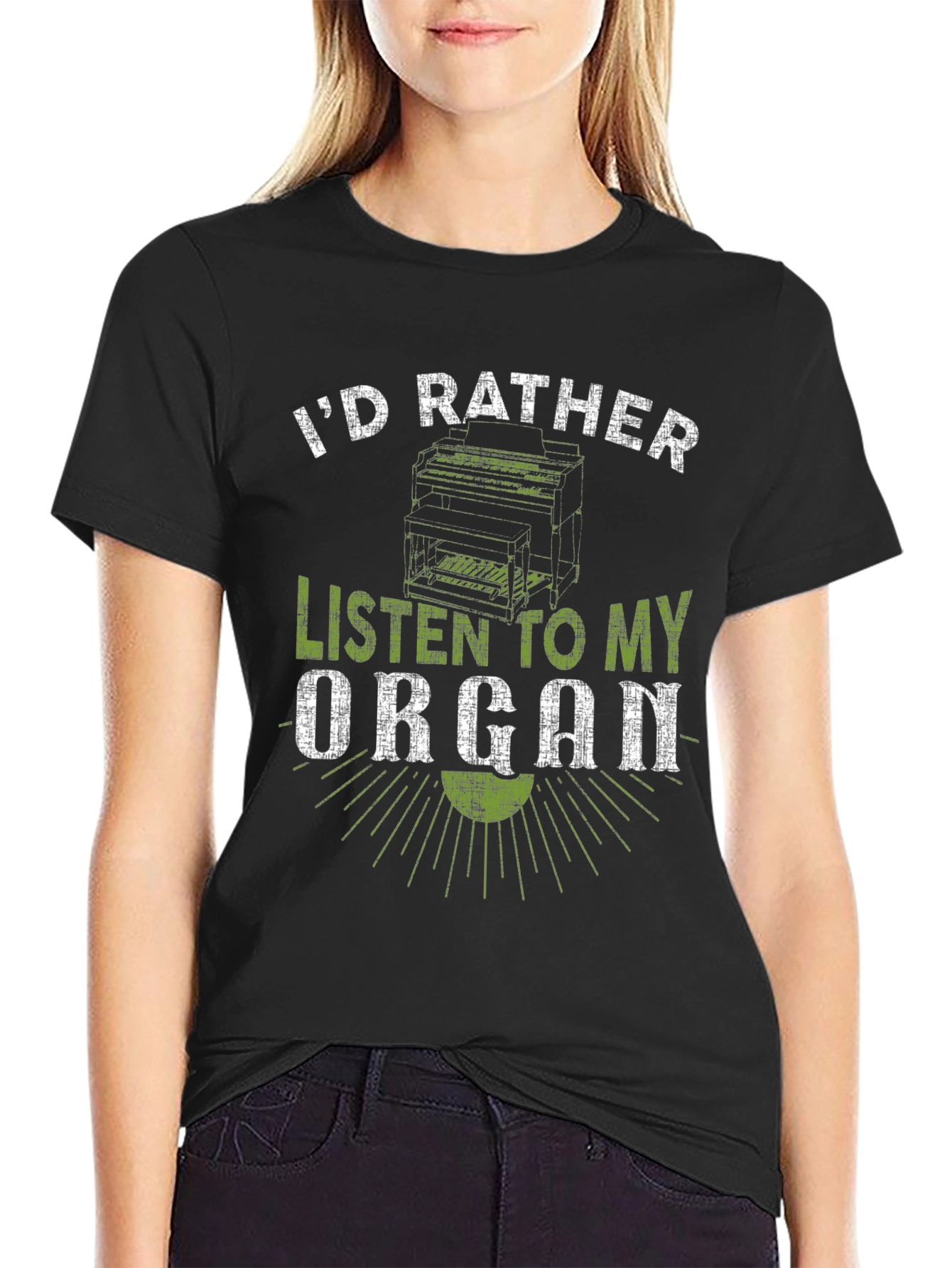 Id Rather Listen to My Organ T-Shirt