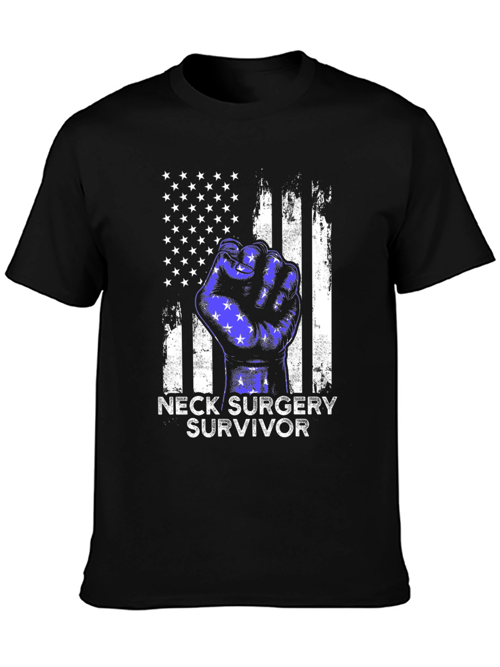 Neck Surgery Survivor Fist T-Shirt