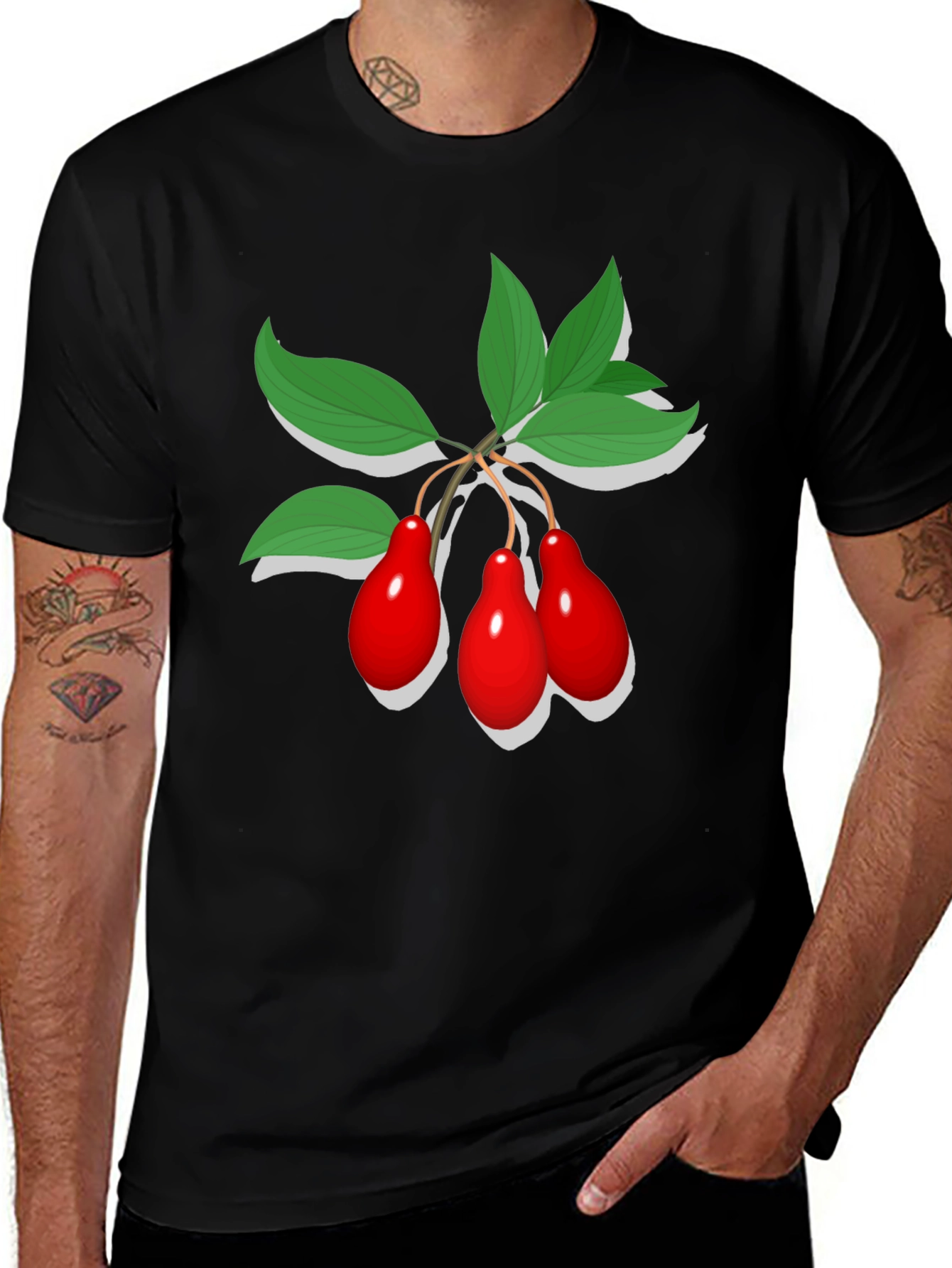 Dogwood Fruit Graphic Tee - Premium Comfort