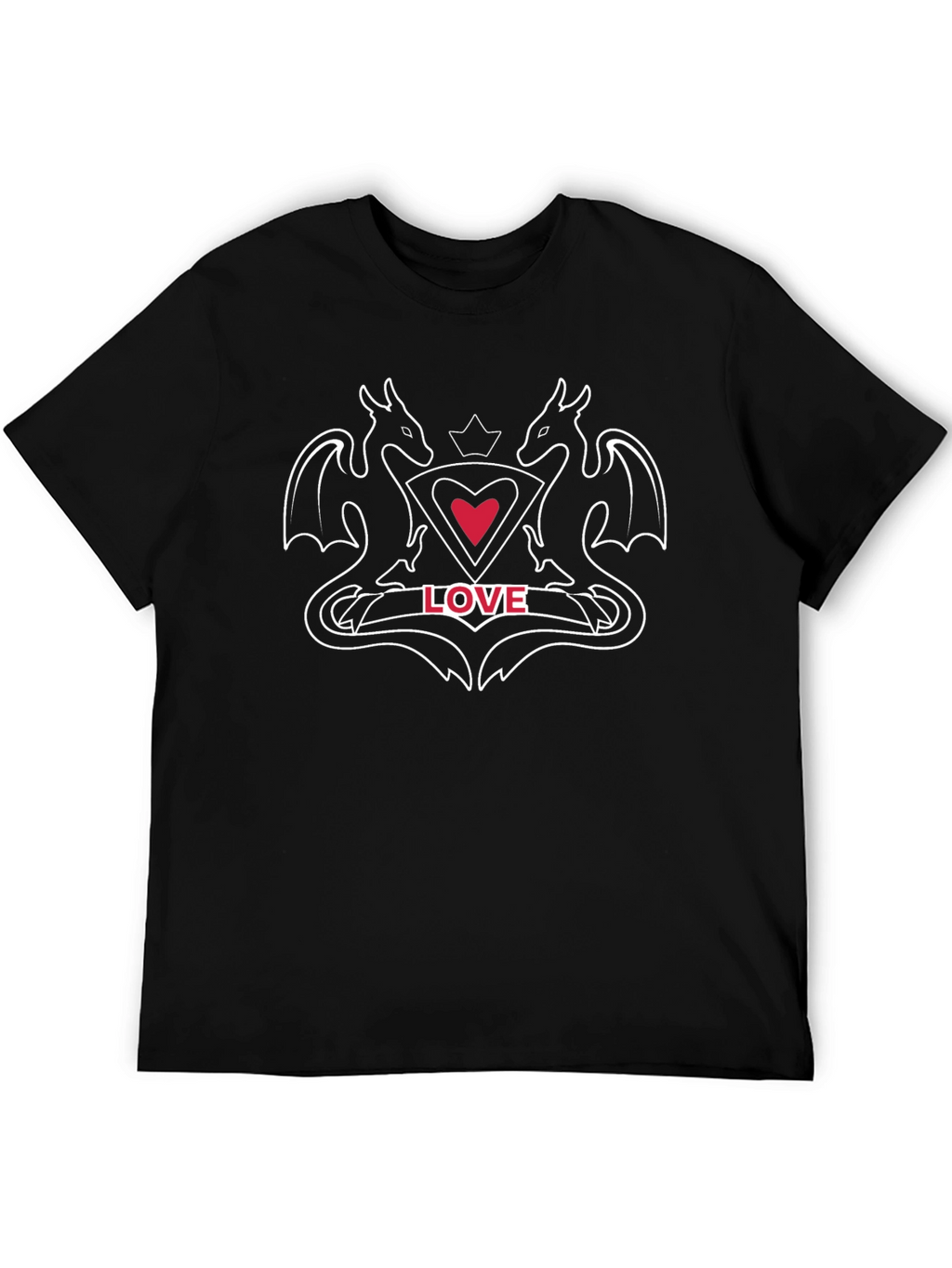 Dragon Love T-Shirt - Stylish Graphic Tee