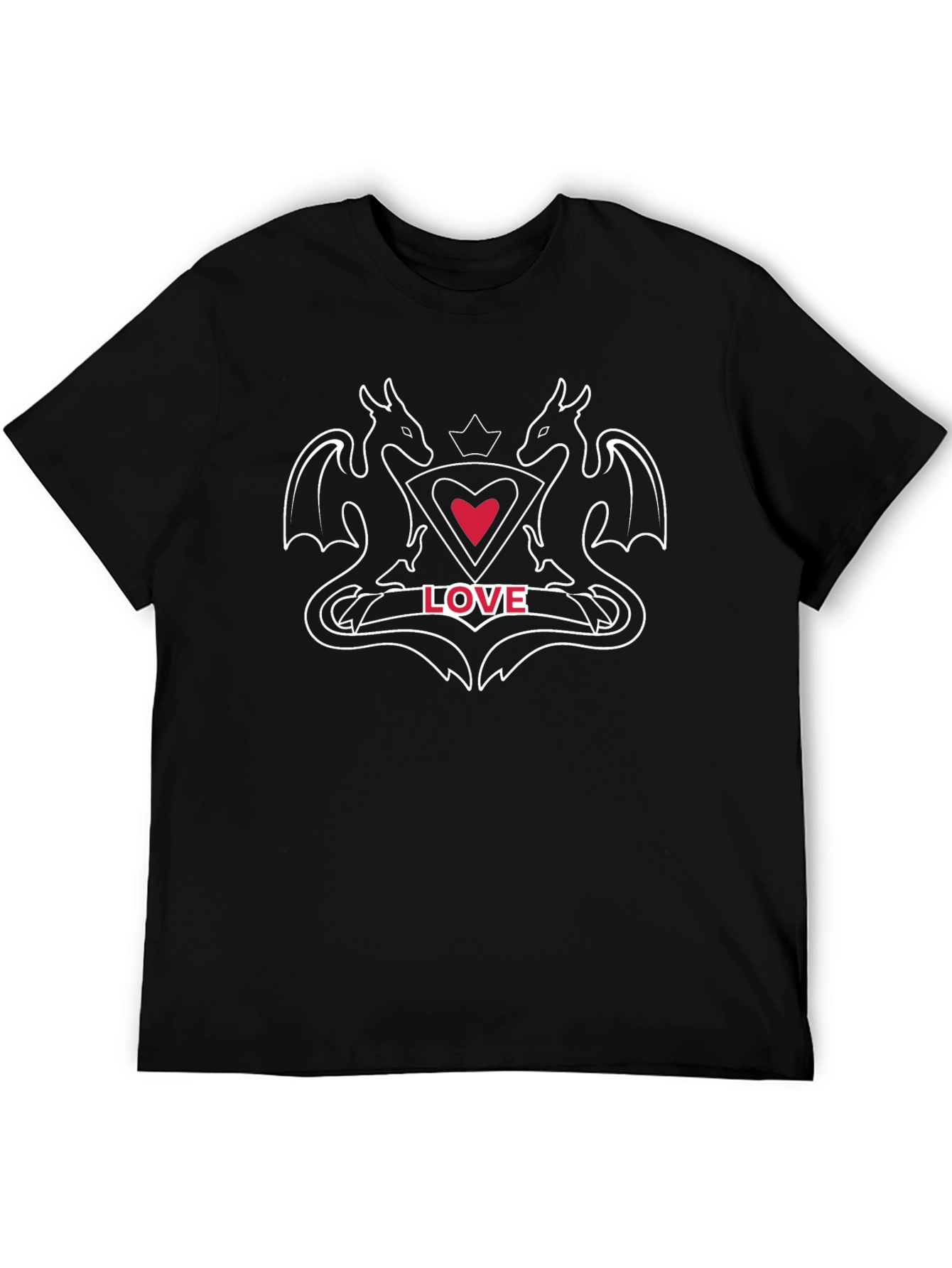 Dragon Love T-Shirt - Stylish Graphic Tee