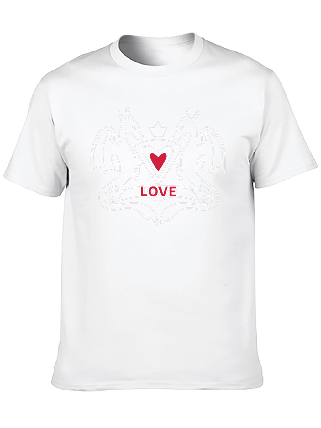 Dragon Love T-Shirt - Stylish Graphic Tee