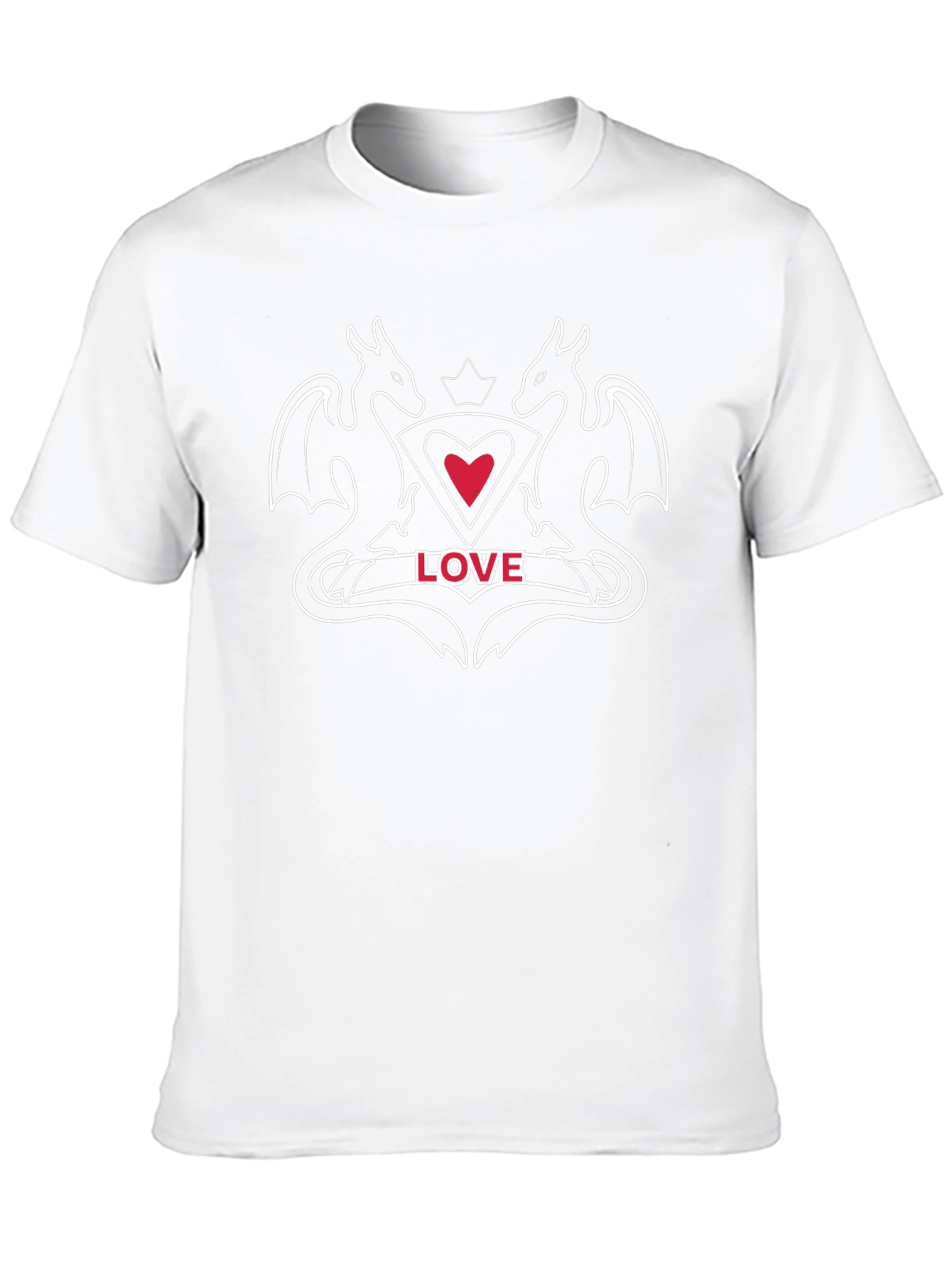 Dragon Love T-Shirt - Stylish Graphic Tee