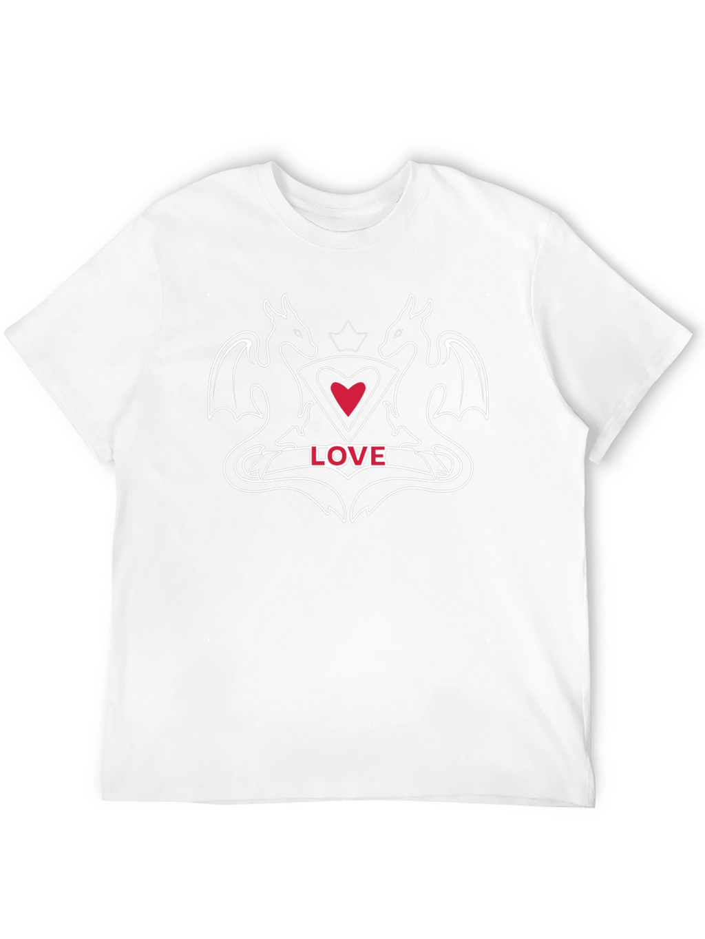 Dragon Love T-Shirt - Stylish Graphic Tee
