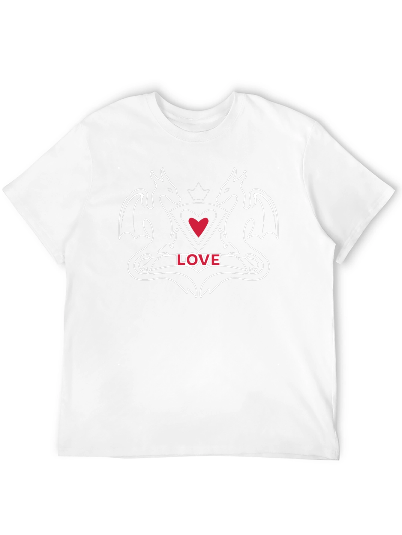 Dragon Love T-Shirt - Stylish Graphic Tee