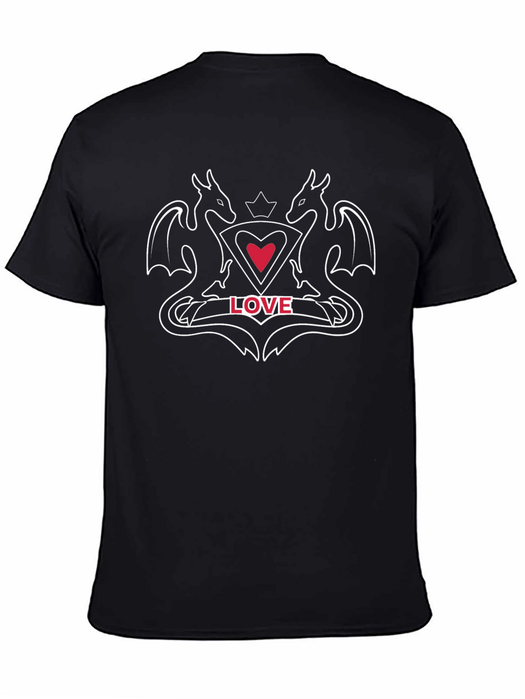 Dragon Love T-Shirt - Stylish Graphic Tee