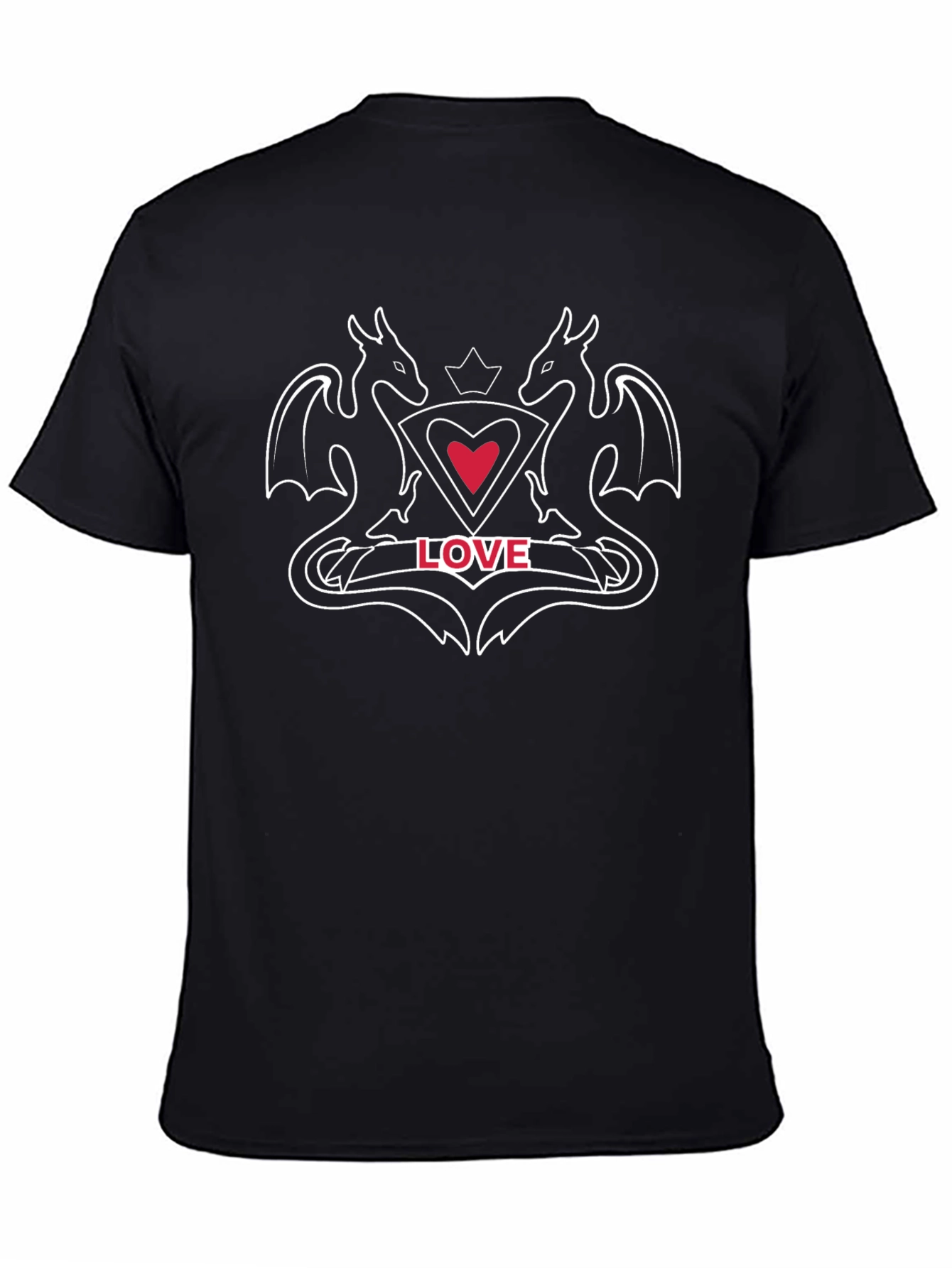 Dragon Love T-Shirt - Stylish Graphic Tee