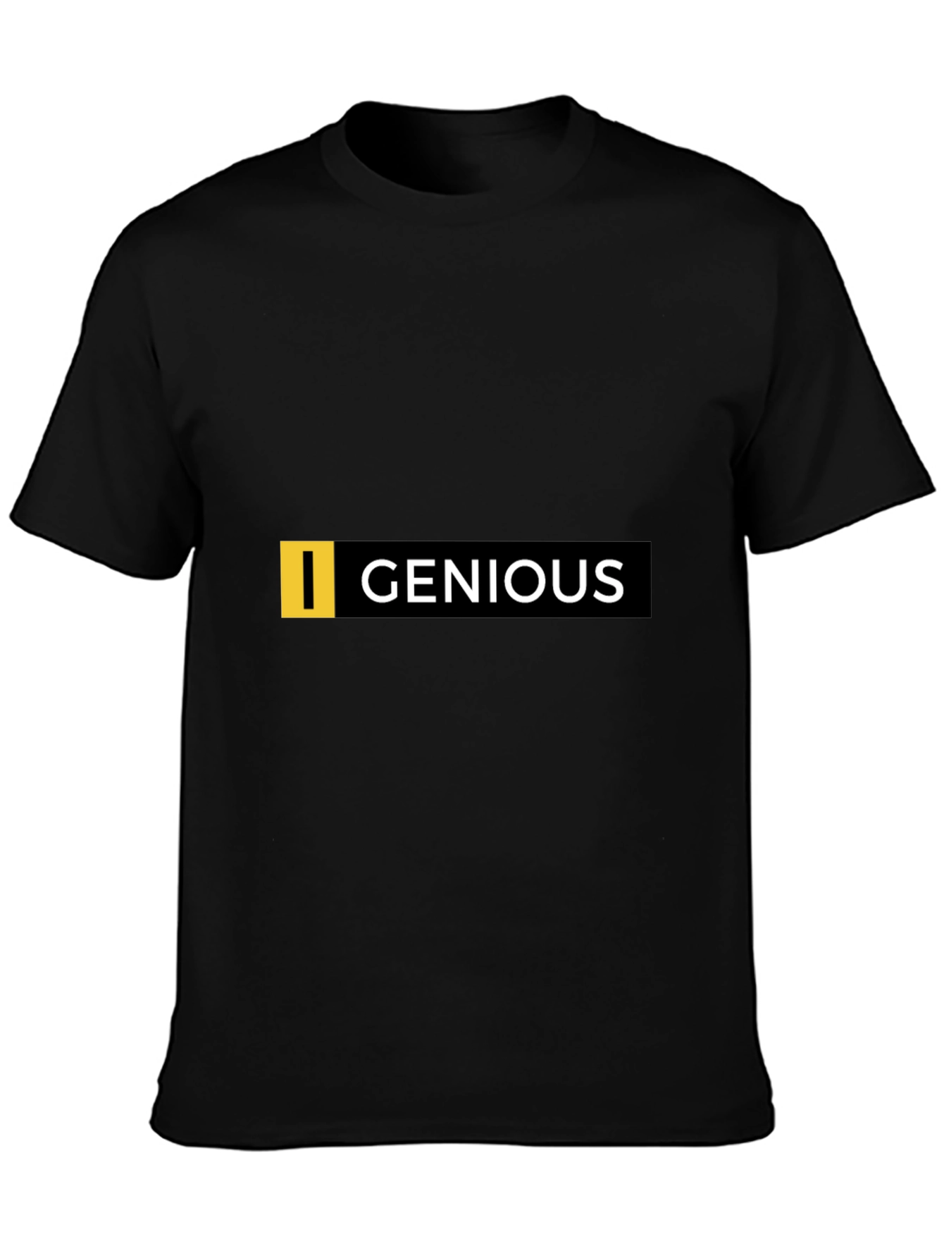 Genious Graphic Tee - Black Cotton Blend