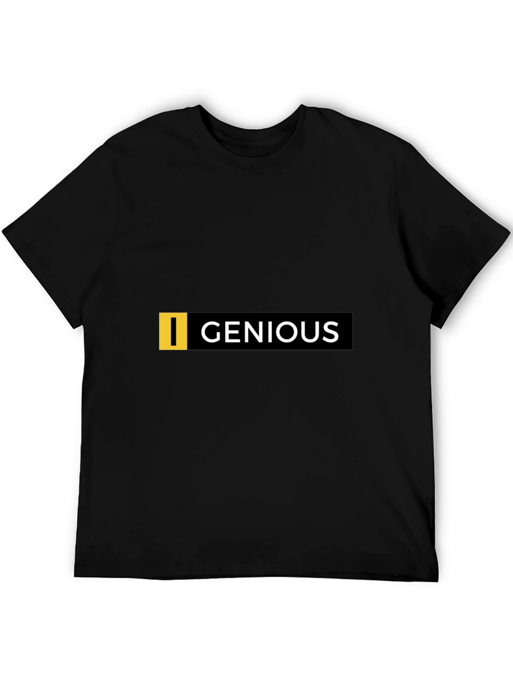 Genious Graphic Tee - Black Cotton Blend